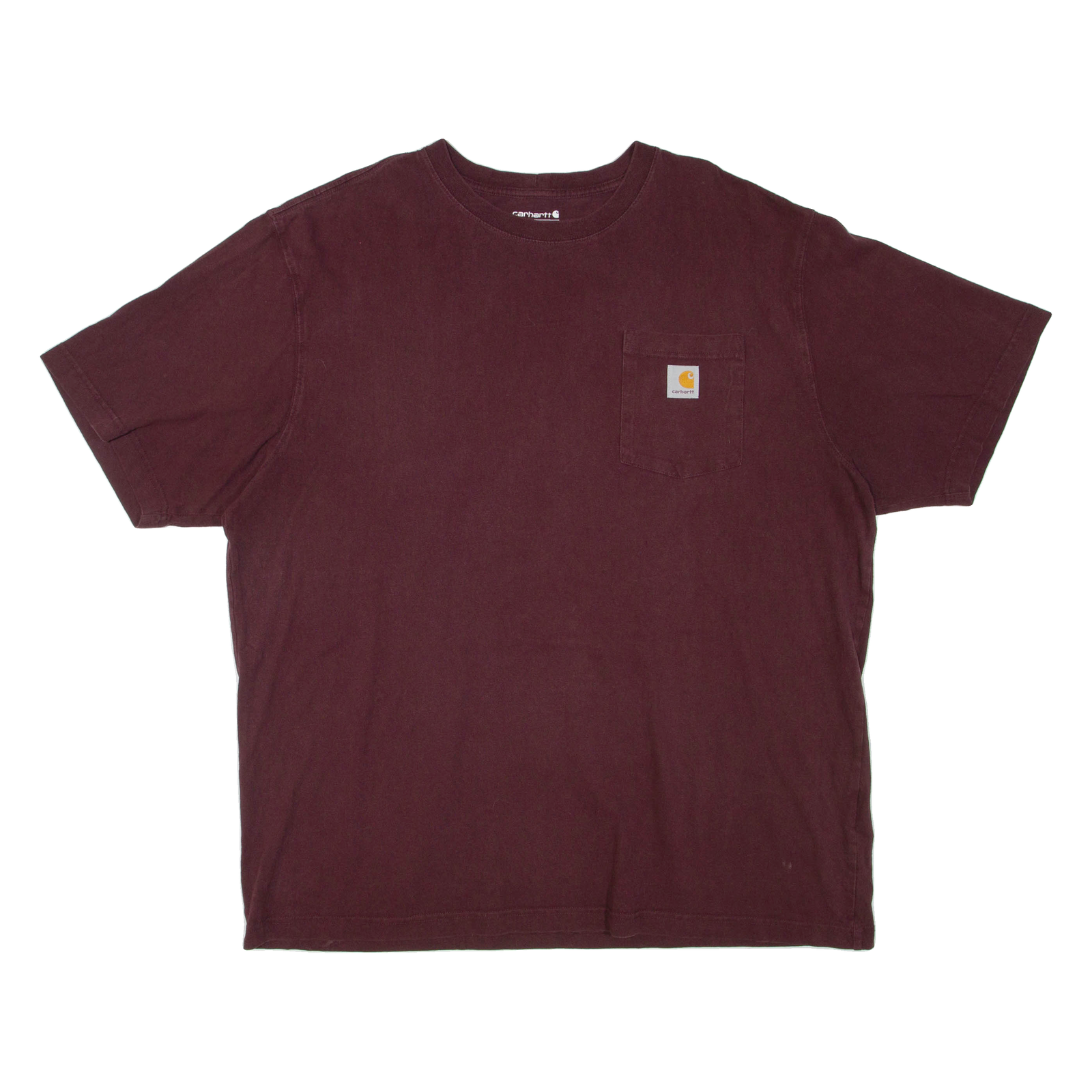 CARHARTT Loose Fit Mens T-Shirt Maroon XL Refurbished - N/A refurbished available on Cerqular