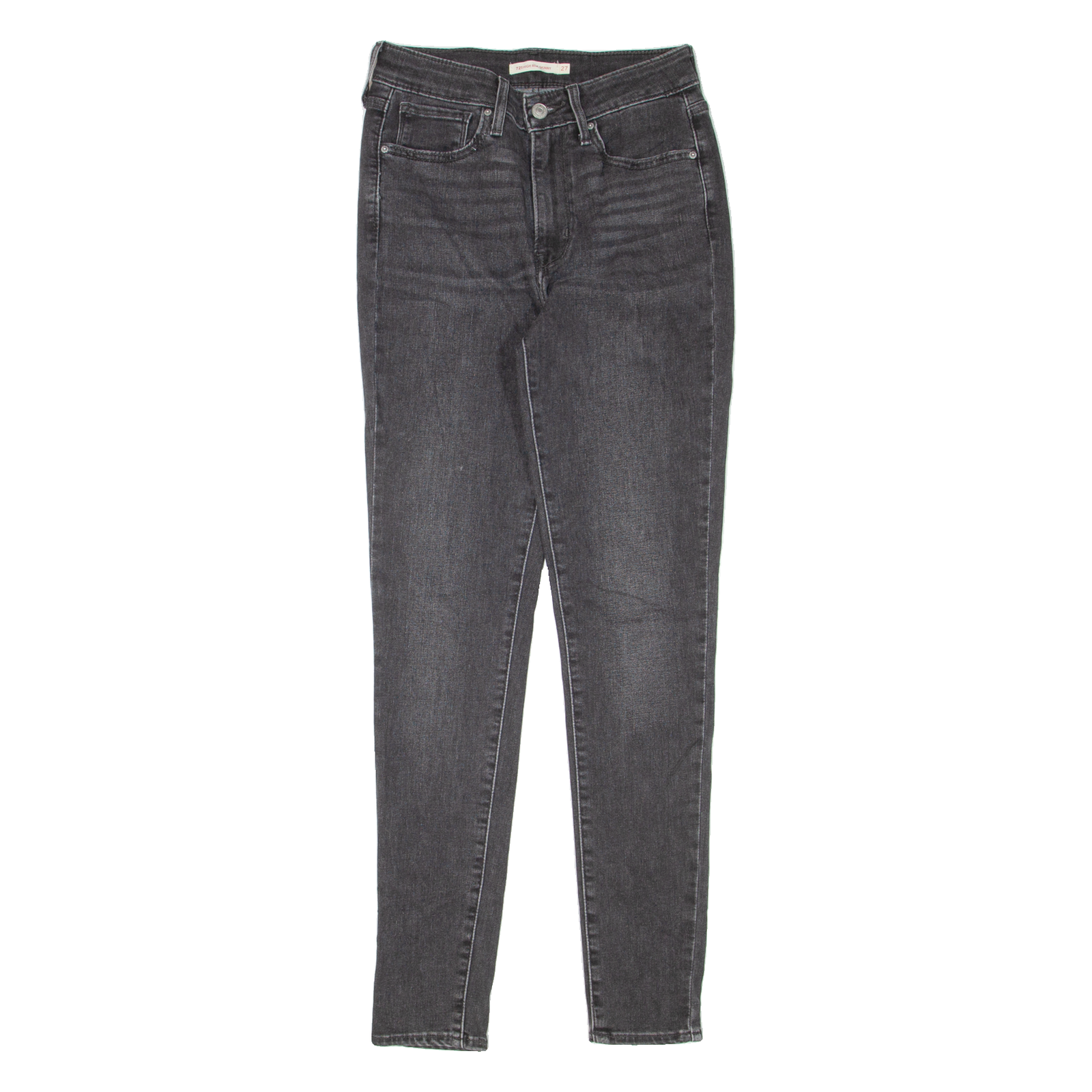 LEVI'S 721 High Rise Womens Jeans Grey Slim Skinny W27 L30 Refurbished - N/A refurbished available on Cerqular