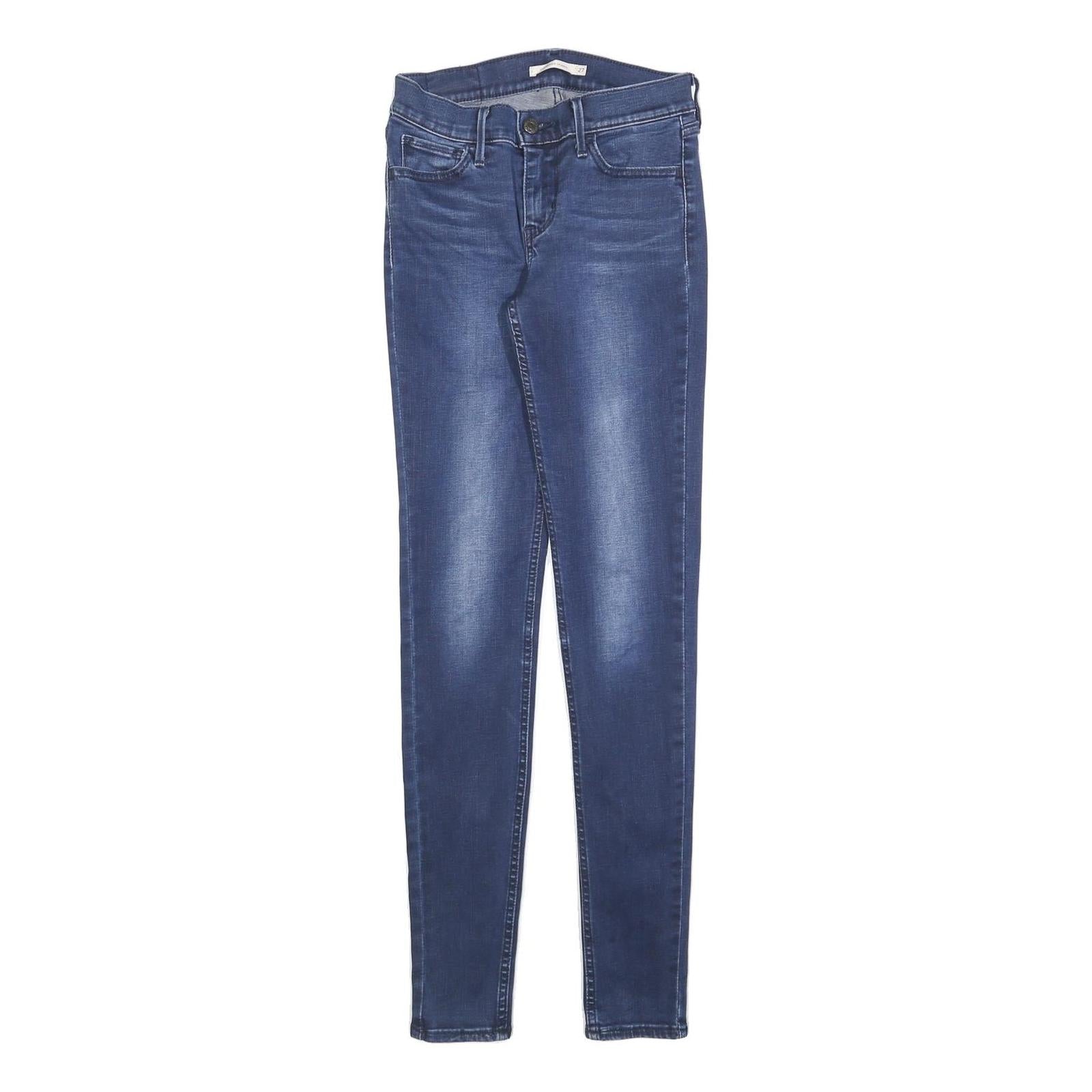 LEVI'S 710 Womens Jeans Blue Slim Skinny Denim Medium W27 L32 Stretch Cotton Refurbished - N/A refurbished available on Cerqular