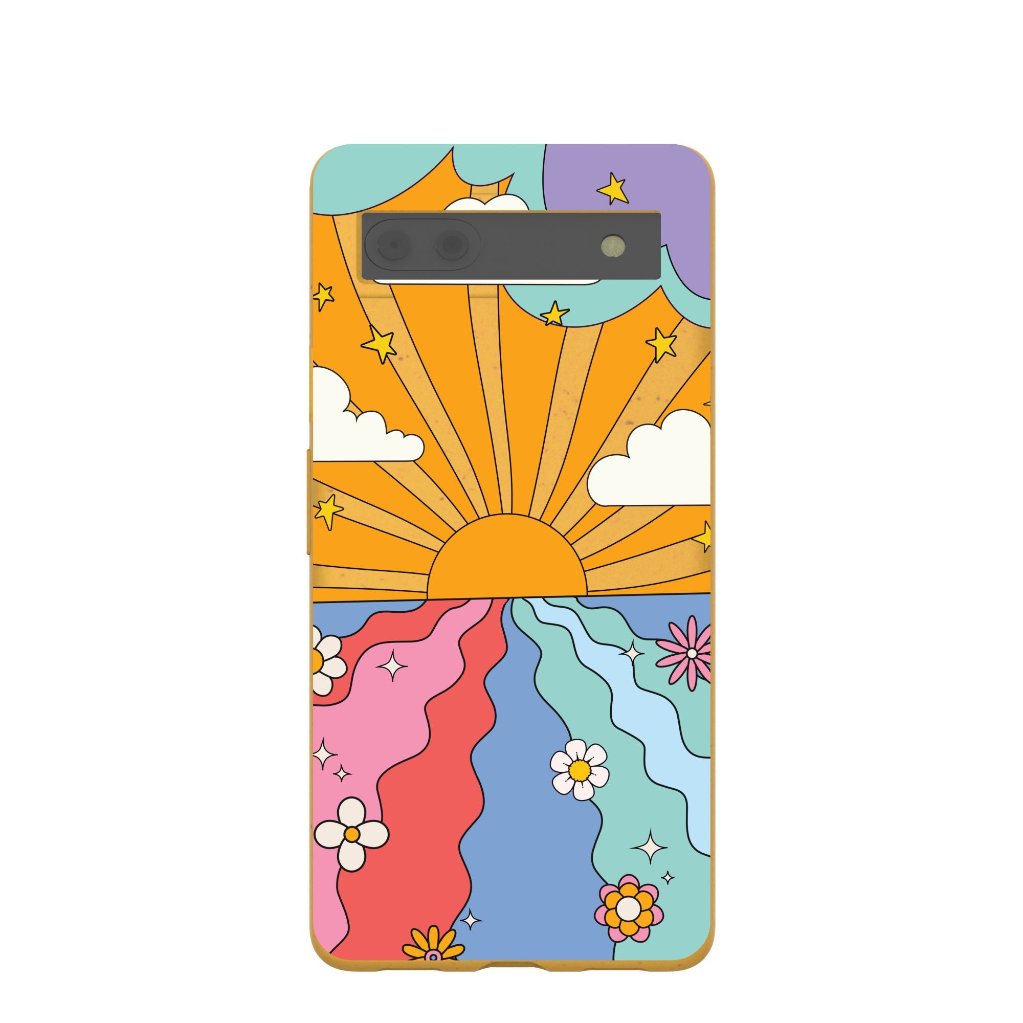 Honey Into the Sunset Google Pixel 6a Case Refurbished - Pela Case refurbished available on Cerqular