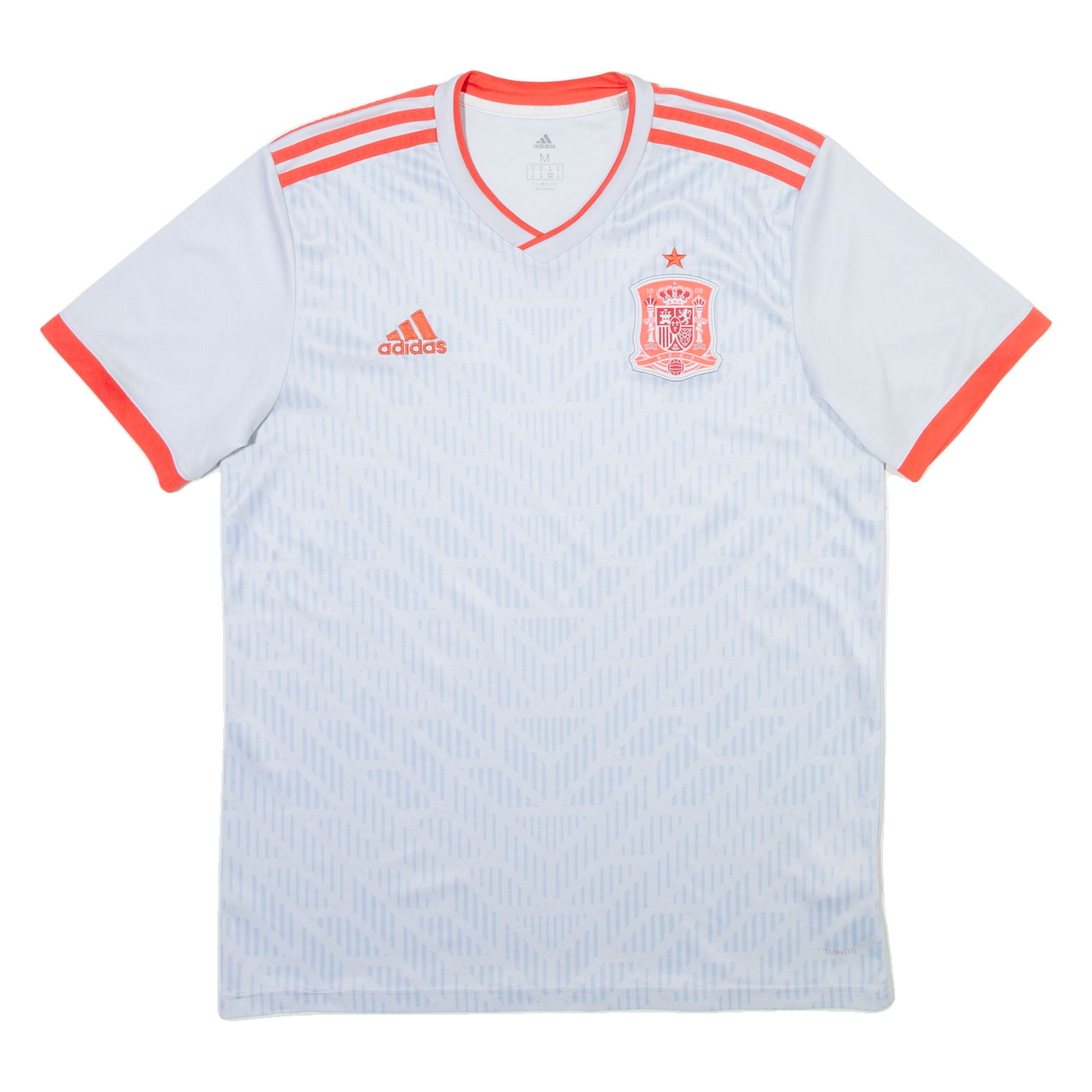 ADIDAS Spain FC Mens Football Shirt Jersey Blue V-Neck M Refurbished - N/A refurbished available on Cerqular