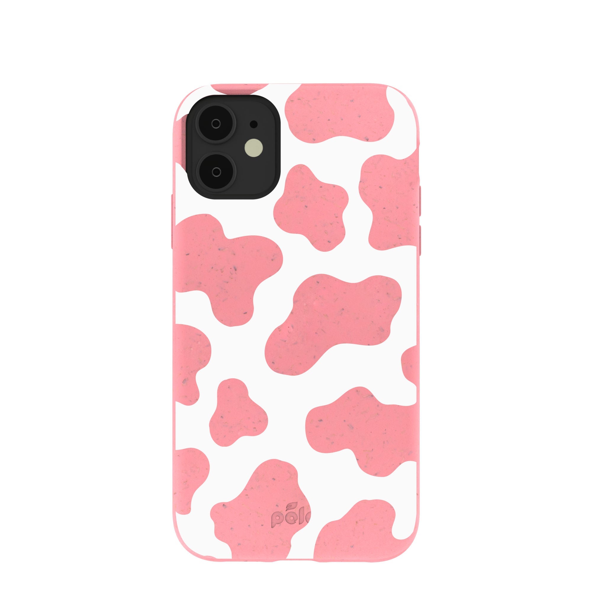 Bubblegum Pink Cow iPhone 11 Case Refurbished - Pela Case refurbished available on Cerqular