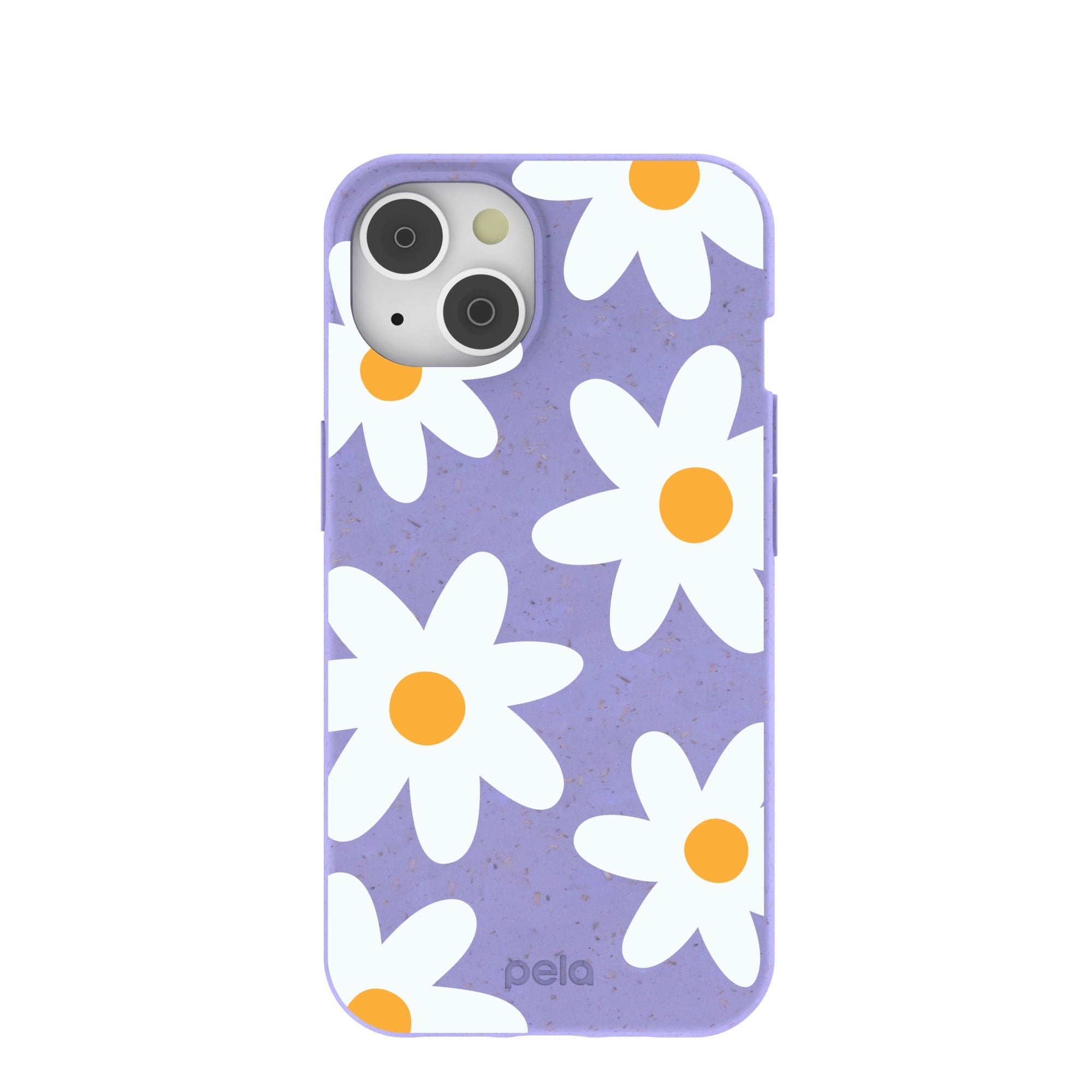 Lavender Daisy iPhone 14/16e Case Refurbished - Pela Case refurbished available on Cerqular