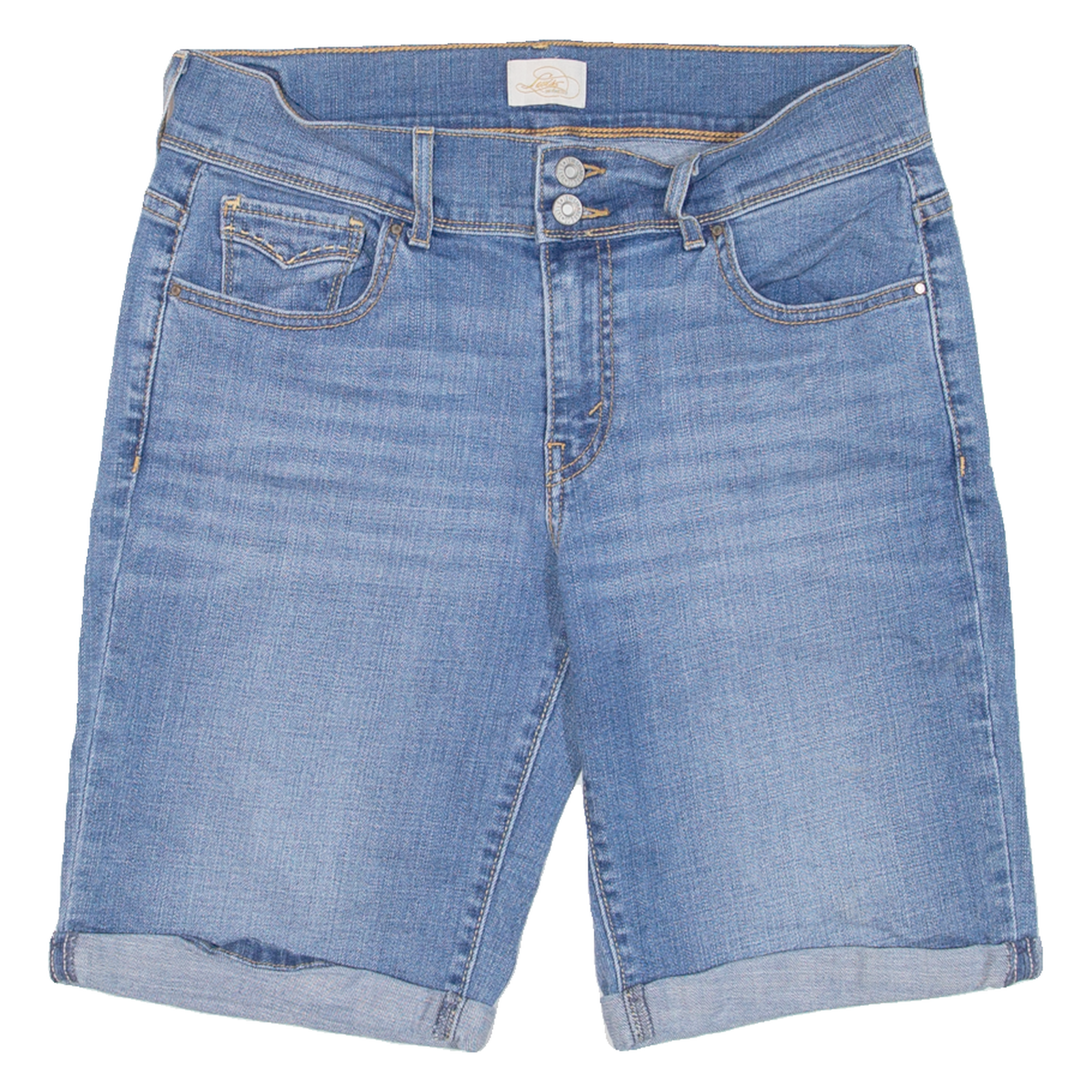LEVI'S Womens Jorts Shorts Blue UK 10 W31 Refurbished - N/A refurbished available on Cerqular