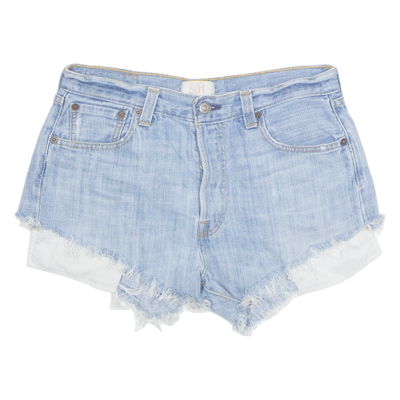 LEVI'S 501 Womens Denim Shorts Blue M W30 Refurbished - N/A refurbished available on Cerqular