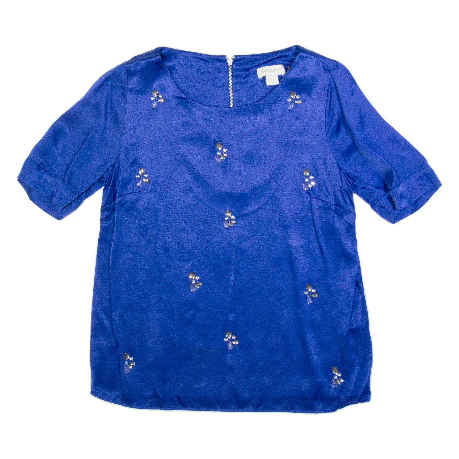 MONSOON Womens Top Blue UK 8 Refurbished - N/A refurbished available on Cerqular