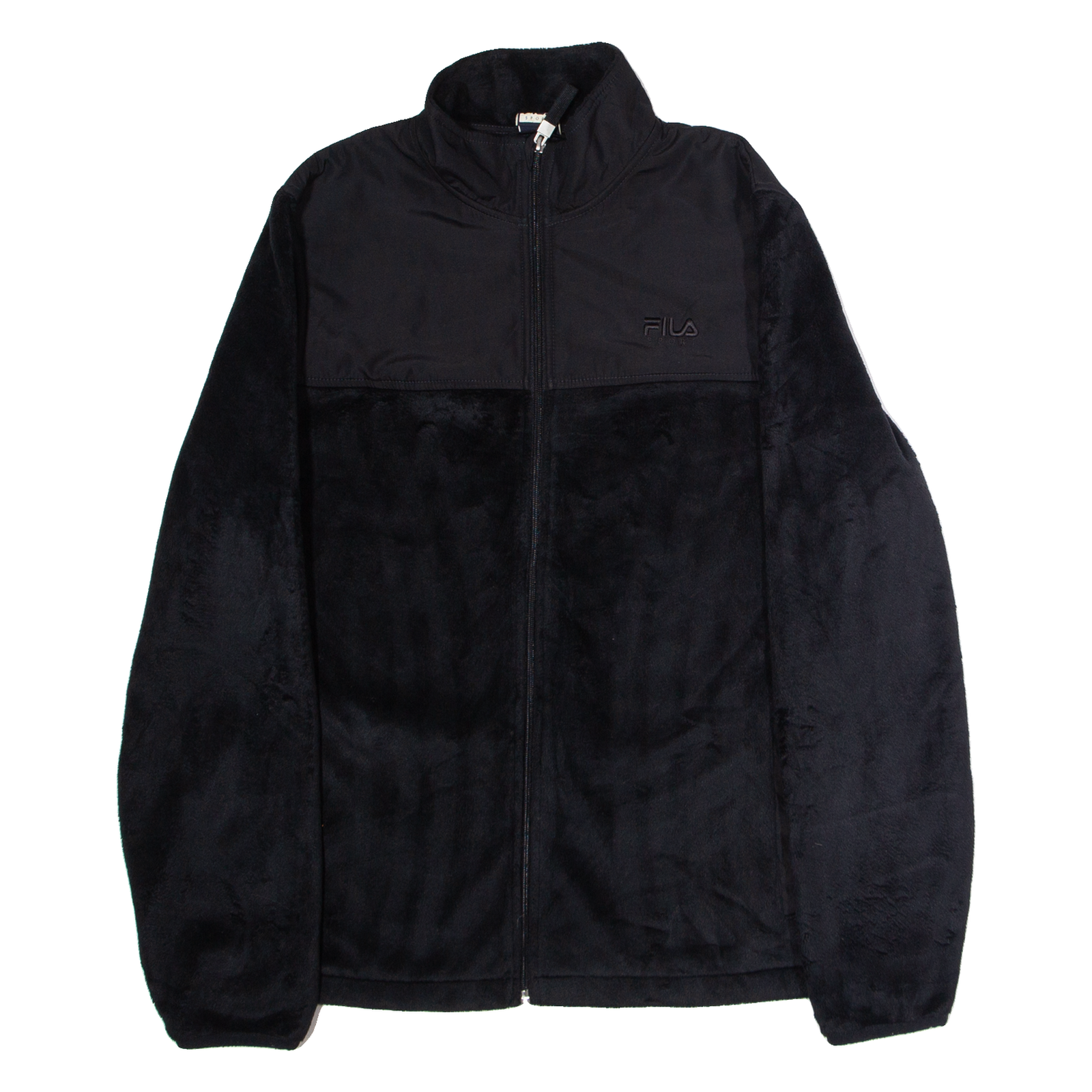 FILA Womens Fleece Jacket Black L Refurbished - N/A refurbished available on Cerqular