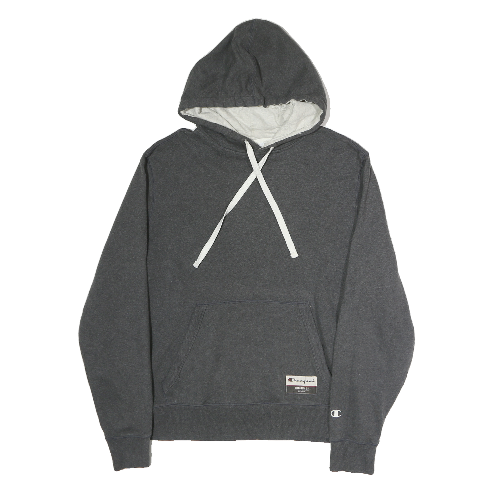 Buy CHAMPION Mens Grey & Cream Pullover Hoodie L Cotton Drawstring Refurbished - $32.49 CHAMPION Mens Grey & Cream Pullover Hoodie L Cotton Drawstring Refurbished - N/A refurbished available on Cerqular