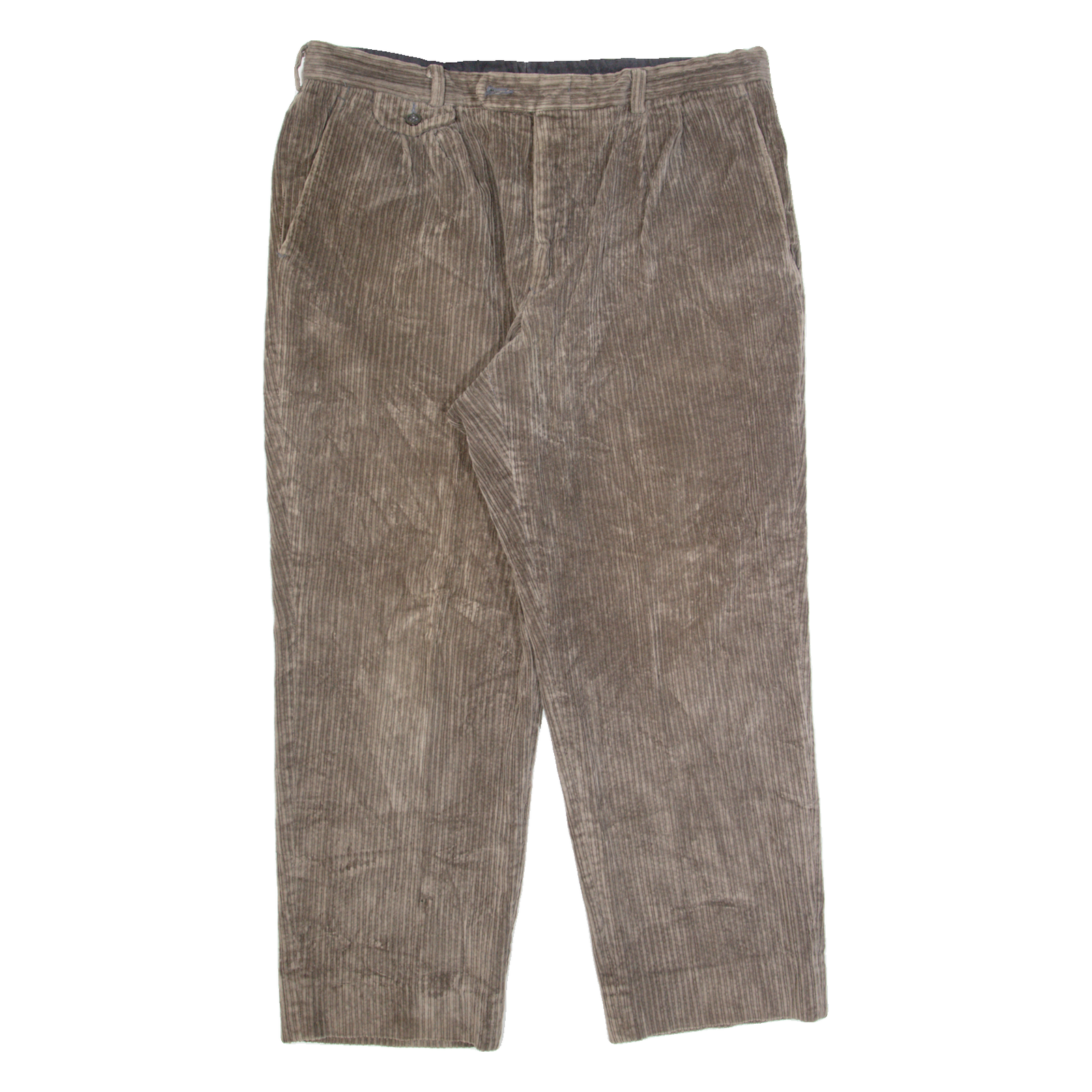 SEARS Chino Mens Corduroy Trousers Grey Regular Straight 90s W36 L27 Refurbished - N/A refurbished available on Cerqular