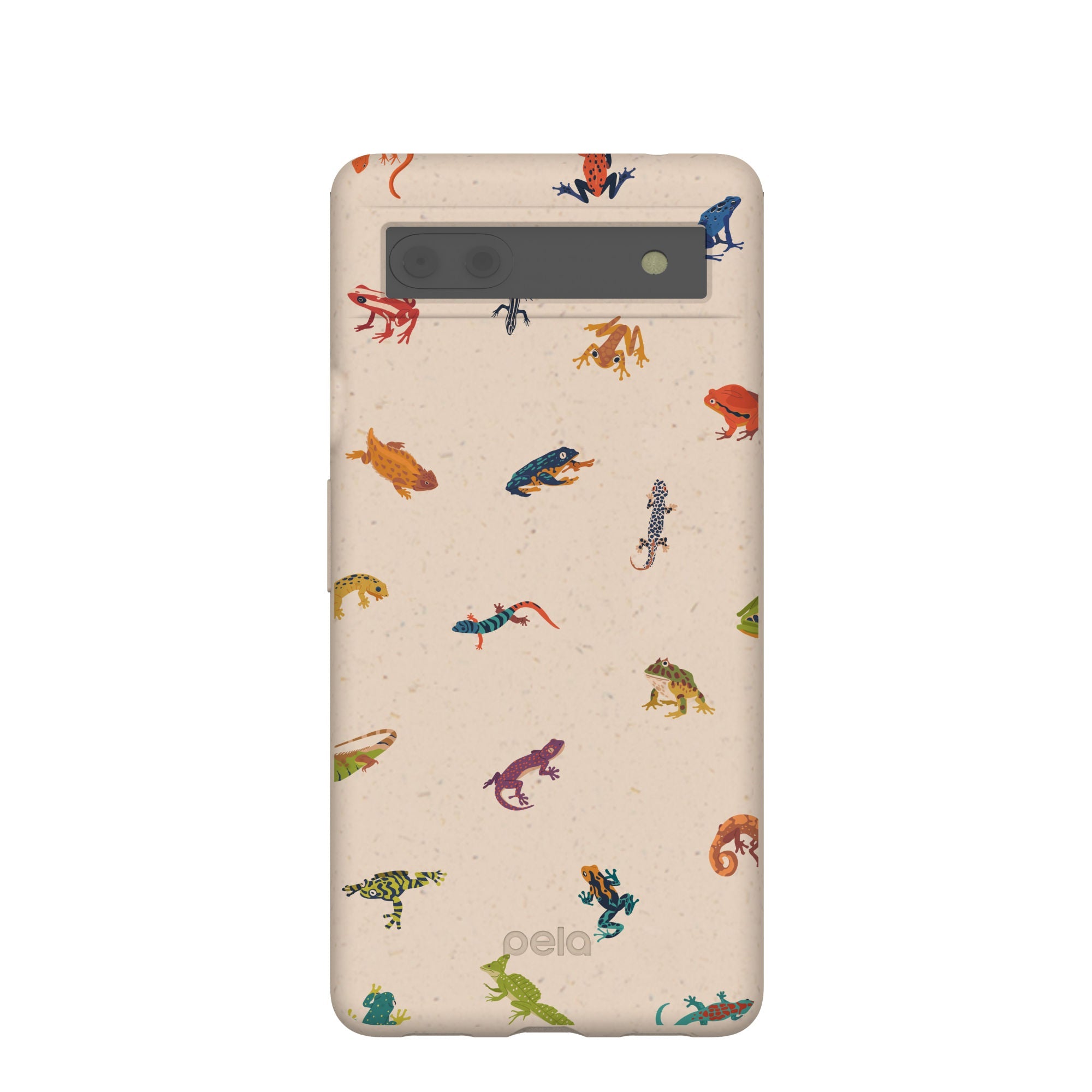 Seashell Tiny Amphibians Google Pixel 6a Case Refurbished - Pela Case refurbished available on Cerqular