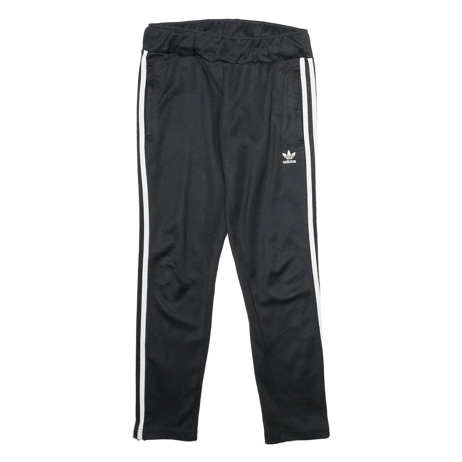 ADIDAS Mens Joggers Black & White Slim Tapered XS W28 L28 Cotton Blend Refurbished - N/A refurbished available on Cerqular