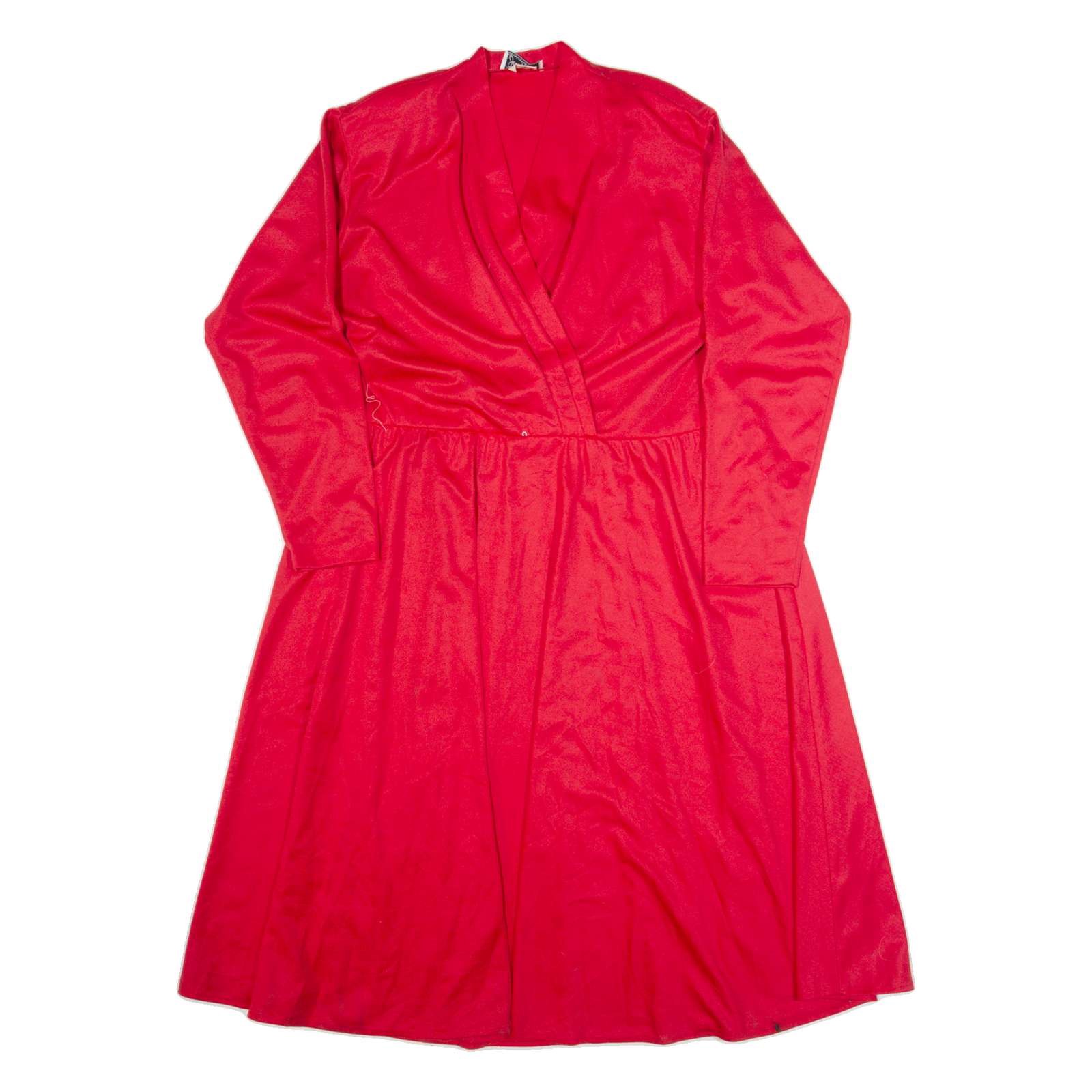 JEANNIE LURIE Womens A-Line Dress Red 90s Long Sleeve Long L Refurbished - N/A refurbished available on Cerqular