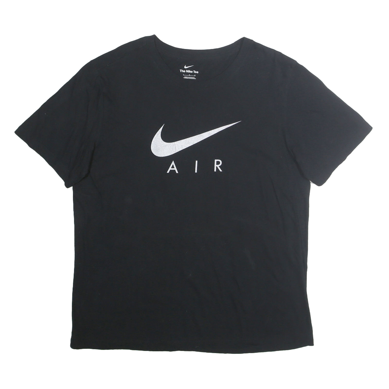 Buy NIKE Mens Black Air Graphic T-Shirt M Short Sleeve Crew Neck Cotton Casual Refurbished - $16.89 NIKE Mens Black Air Graphic T-Shirt M Short Sleeve Crew Neck Cotton Casual Refurbished - N/A refurbished available on Cerqular