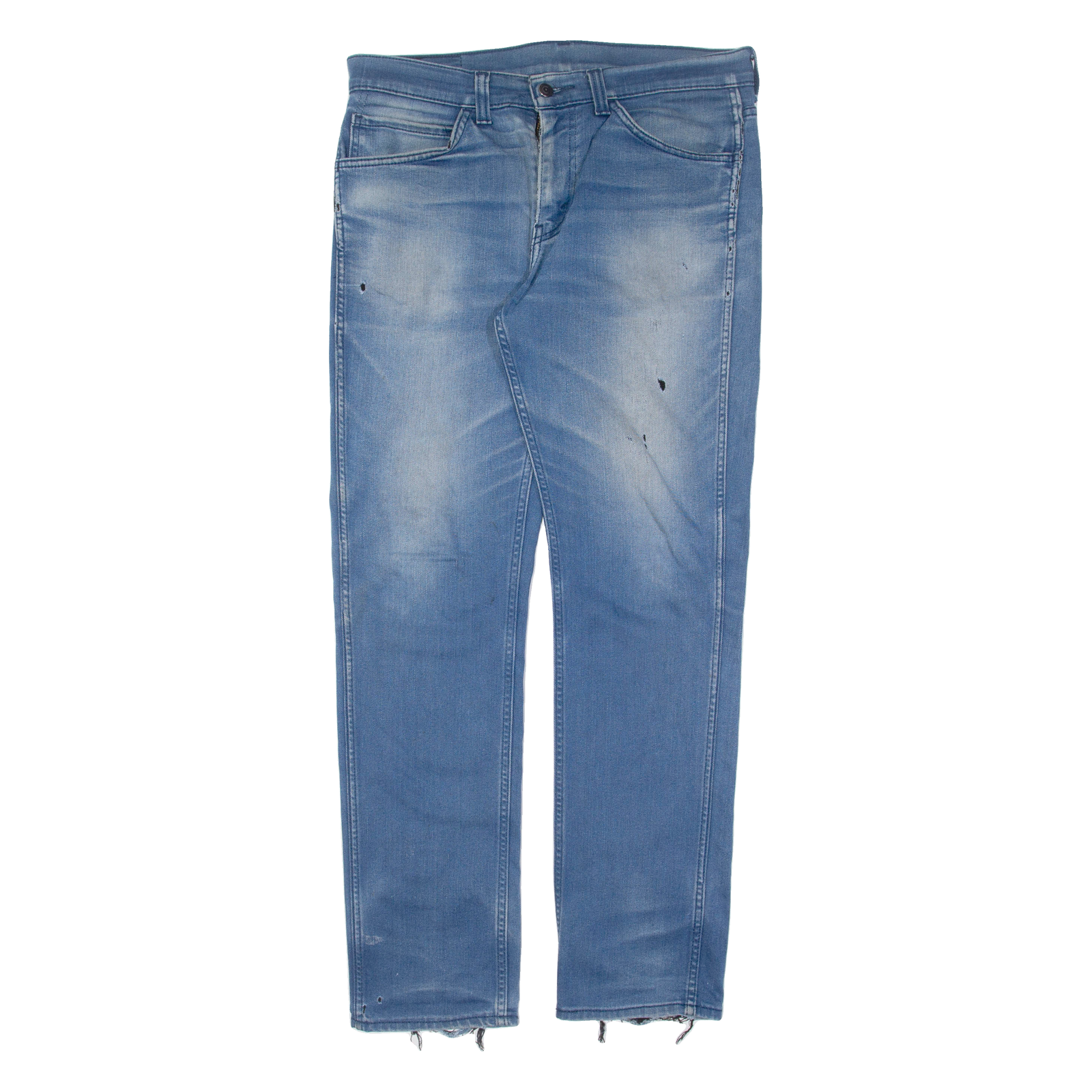 LEVI'S 511 Jeans Distressed Mens Blue Slim Straight W33 L32 Refurbished - N/A refurbished available on Cerqular