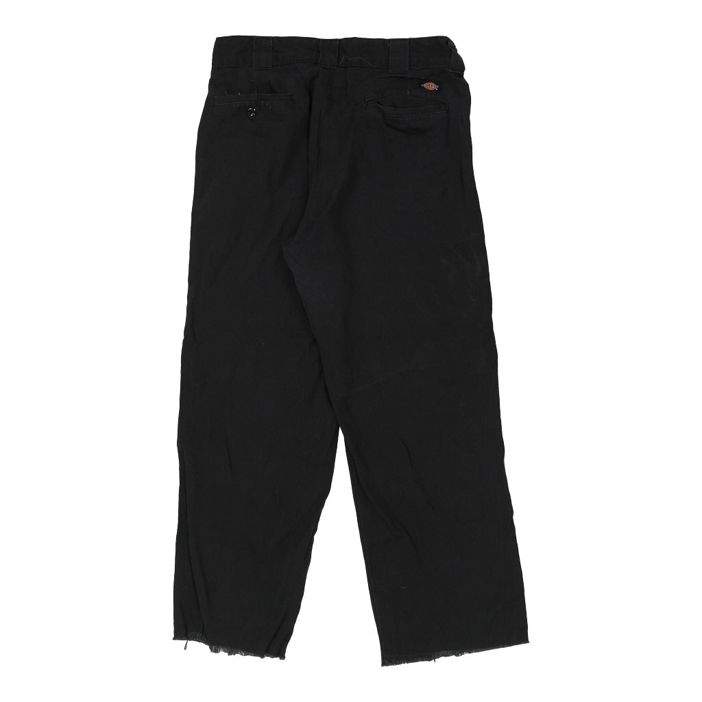 Dickies Trousers - 34W 32L Black Polyester Blend Refurbished - Thrifted (note: this is a term often used to describe second- refurbished available on Cerqular