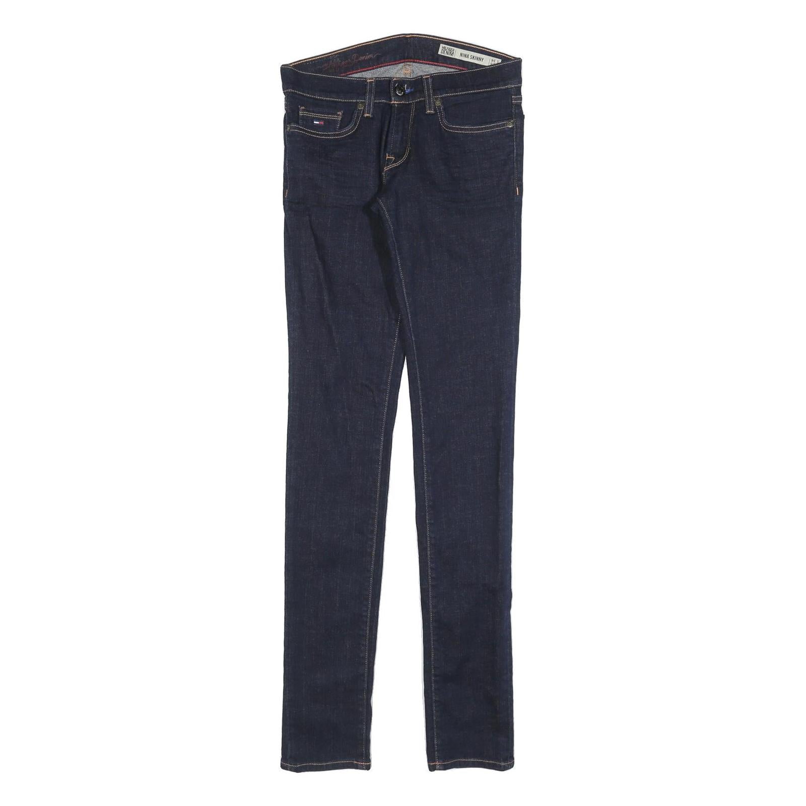 TOMMY HILFIGER Womens Jeans Blue Slim Skinny Denim Medium W28 L34 Stretch Refurbished - N/A refurbished available on Cerqular
