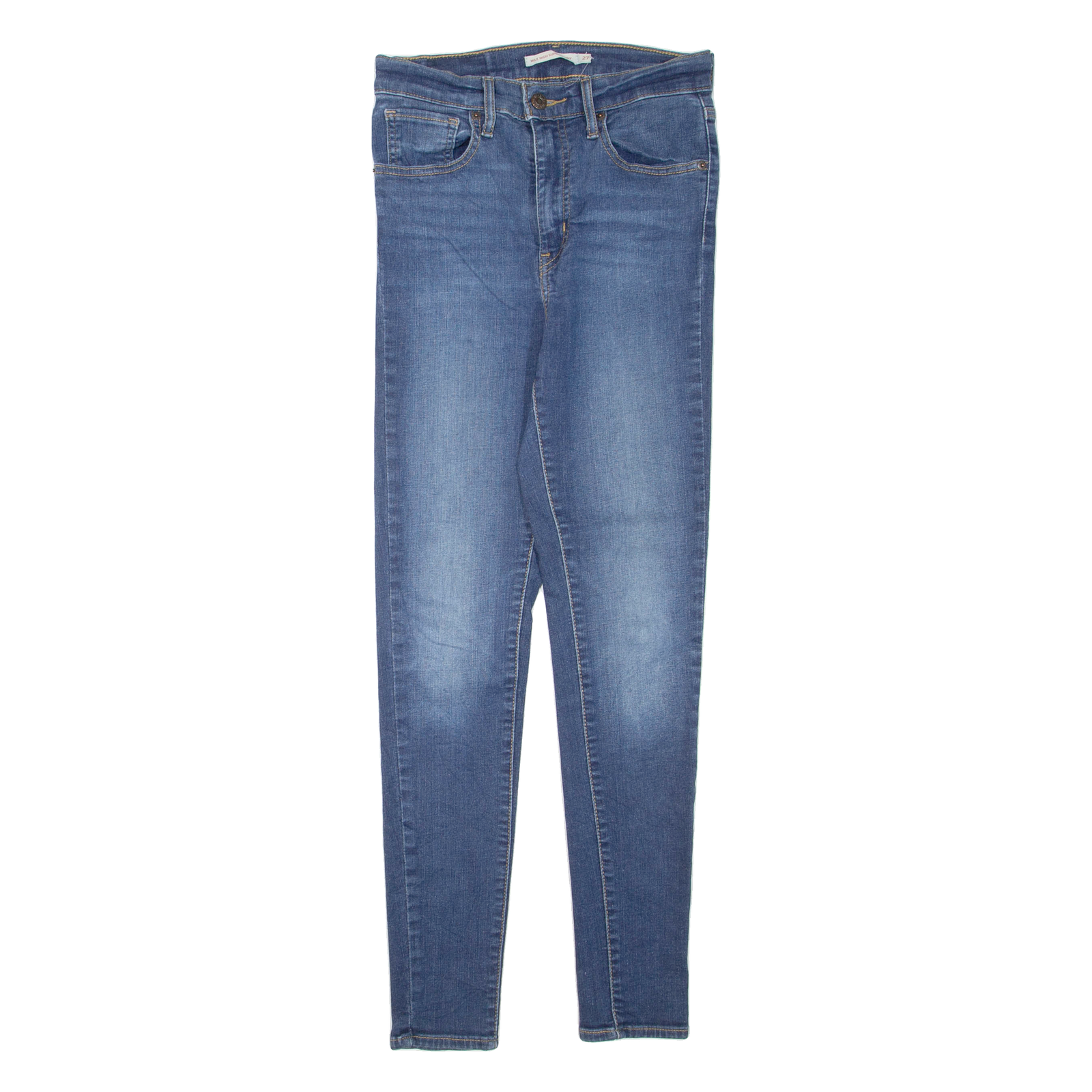 LEVI'S Mile High Womens Jeans Blue Regular Skinny Stone Wash W27 L29 Refurbished - N/A refurbished available on Cerqular