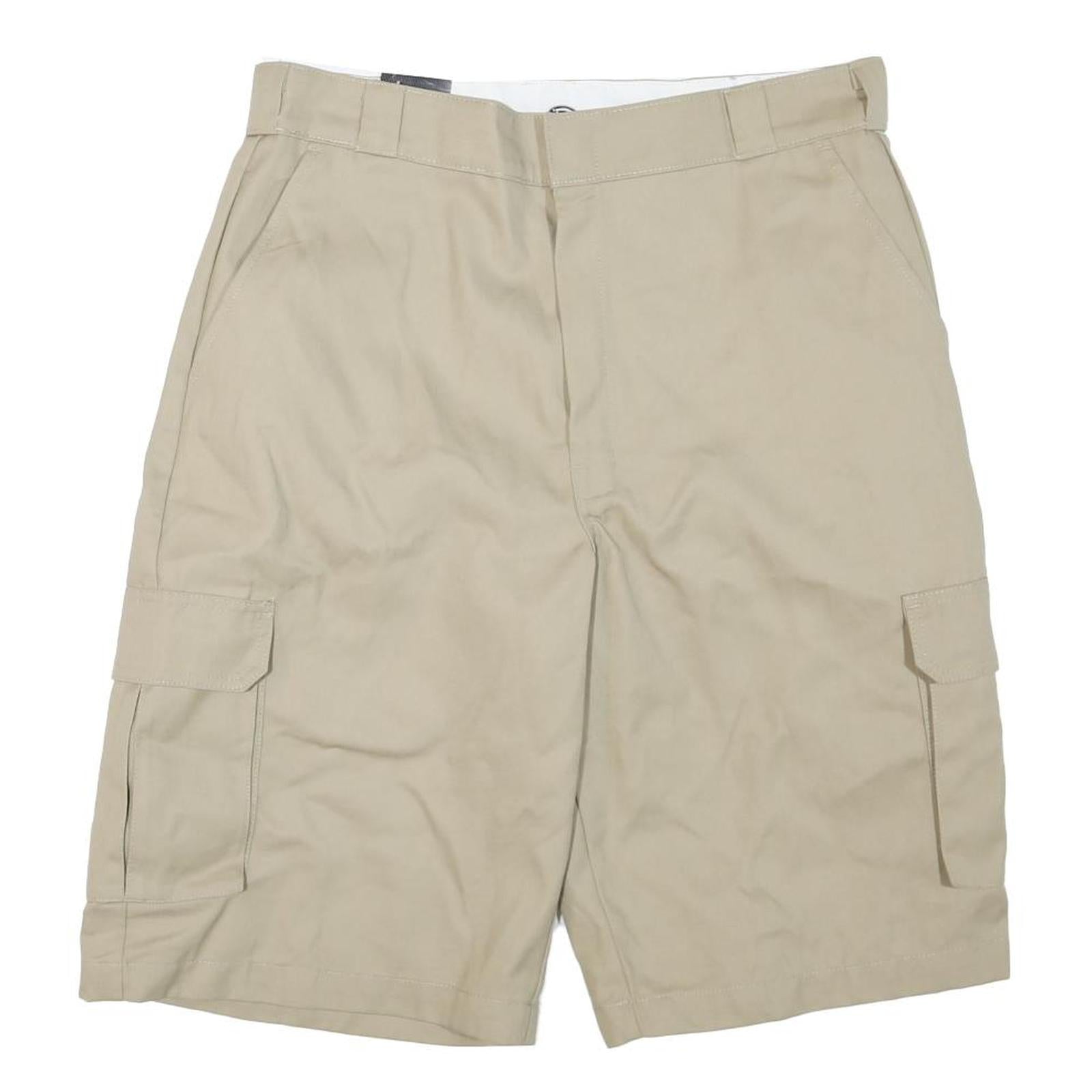 DICKIES Mens Shorts Beige Cargo Loose Fit L W36 Workwear Pocketed Refurbished - N/A refurbished available on Cerqular