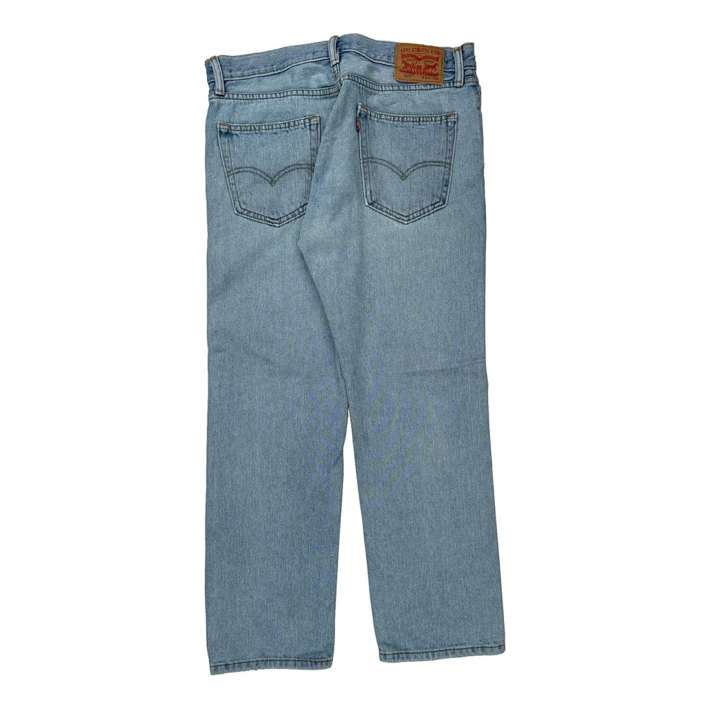 505 Levis Jeans - 34W 30L Light Wash Denim Refurbished - Thrifted (note: this is a term often used to describe second- refurbished available on Cerqular