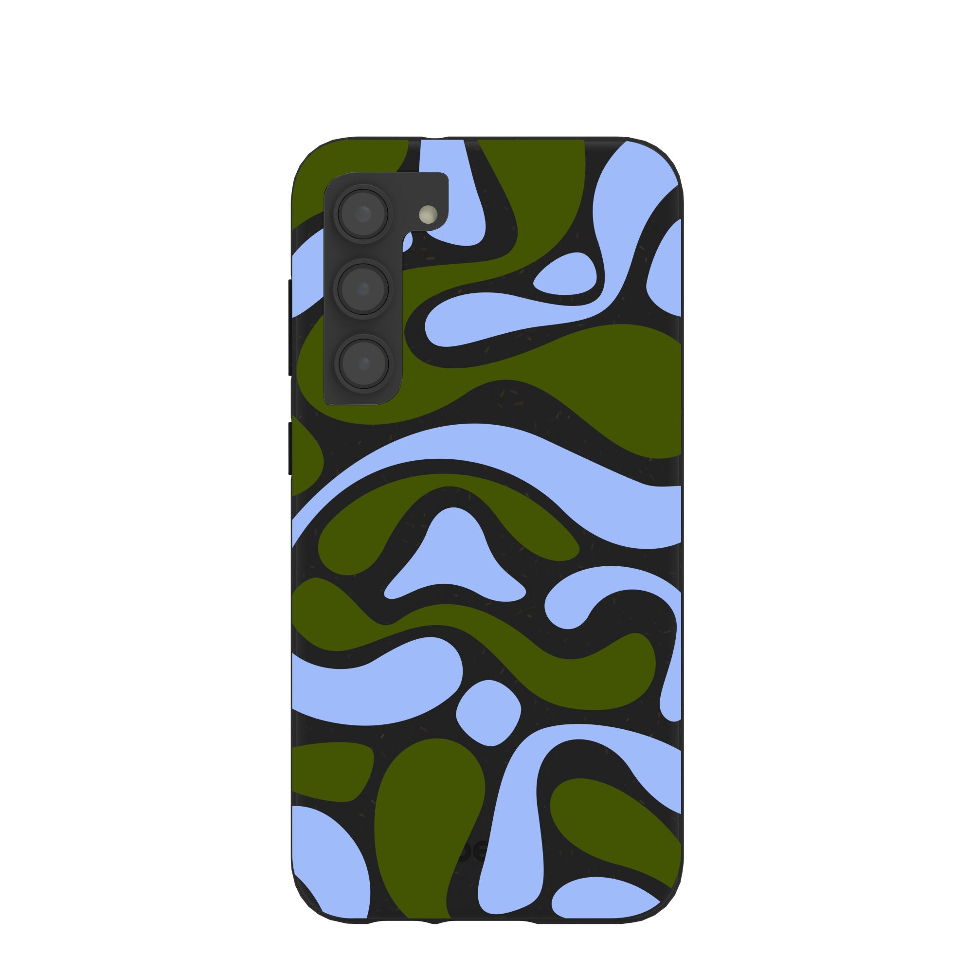 Black Curve and Flow Samsung Galaxy S23+(Plus) Case Refurbished - Pela Case refurbished available on Cerqular
