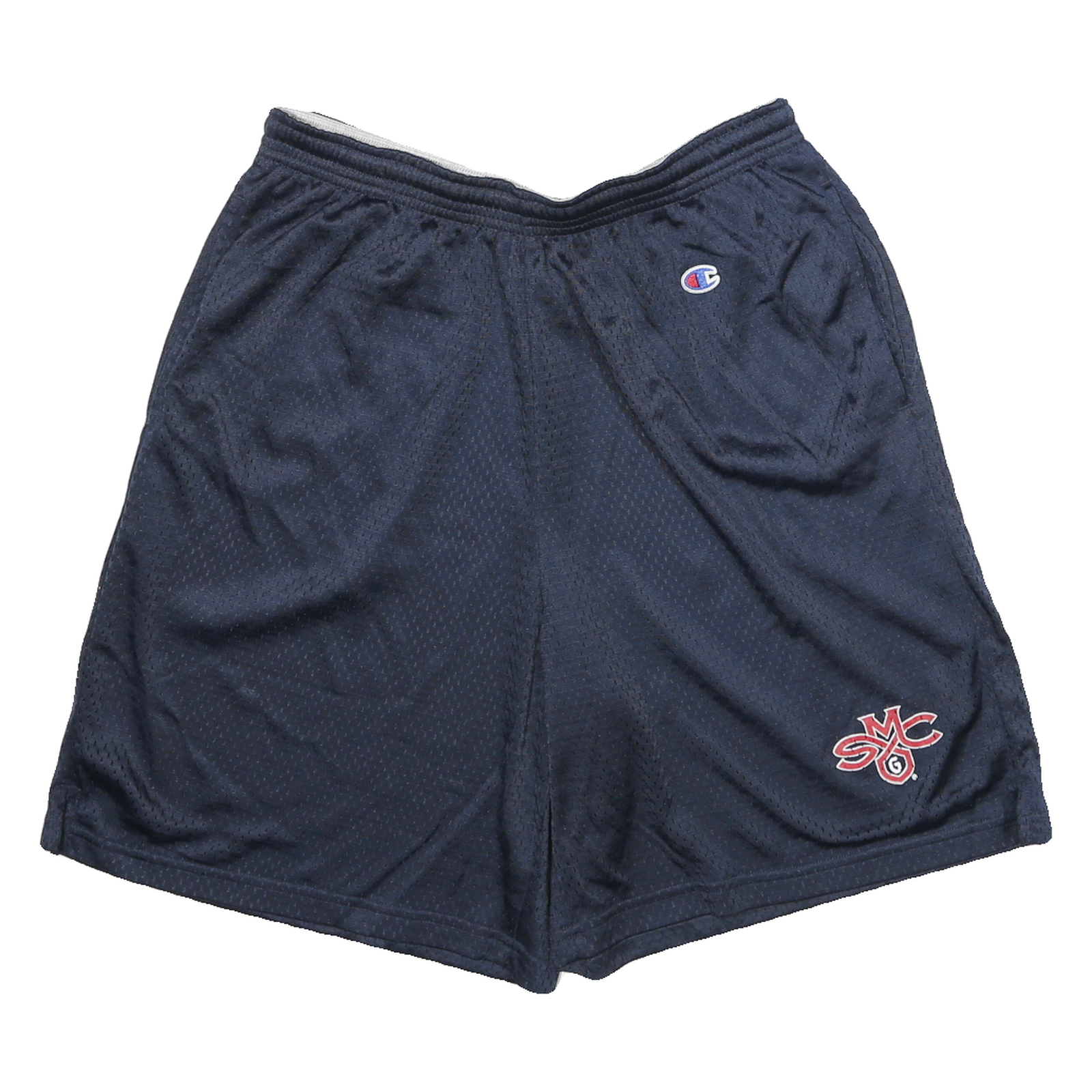 CHAMPION Mens Shorts Navy Blue Sports L W26 Breathable Mesh Gymwear Refurbished - N/A refurbished available on Cerqular