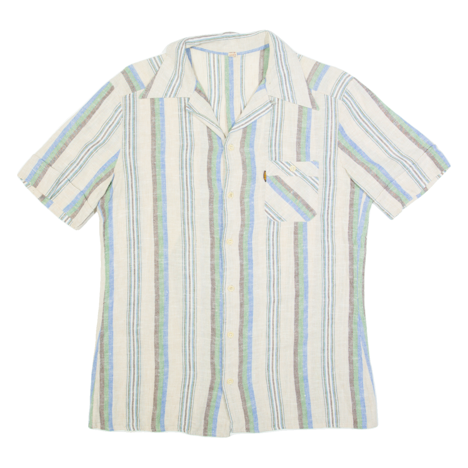 Buy RODRIGO Mens Shirt Brown 90s Striped M Refurbished - $18.19 RODRIGO Mens Shirt Brown 90s Striped M Refurbished - N/A refurbished available on Cerqular
