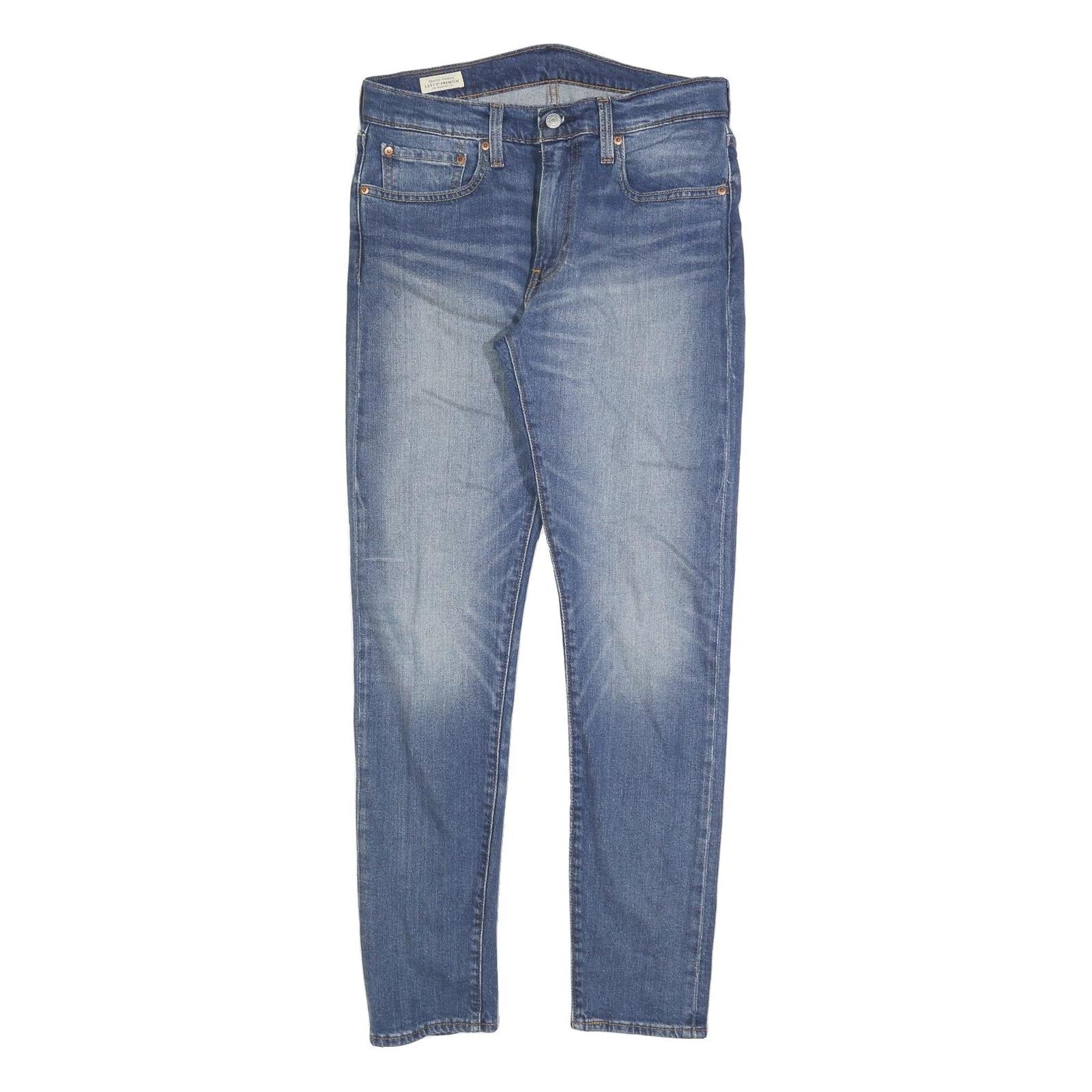 LEVI'S 512 BIG E Mens Slim Blue Denim Medium W31 L32 Slim Fit Zip Fly Jeans Refurbished - N/A refurbished available on Cerqular