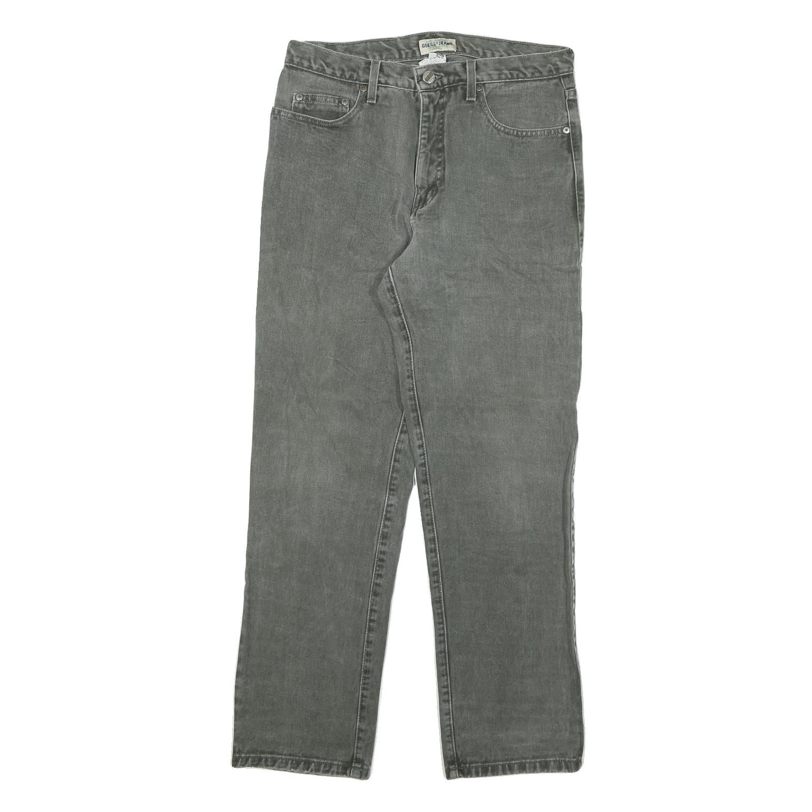 Buy GUESS Womens Regular Fit Grey Denim Jeans W30 L29 Cotton Blend Zip Casual Refurbished - $41.59 GUESS Womens Regular Fit Grey Denim Jeans W30 L29 Cotton Blend Zip Casual Refurbished - N/A refurbished available on Cerqular