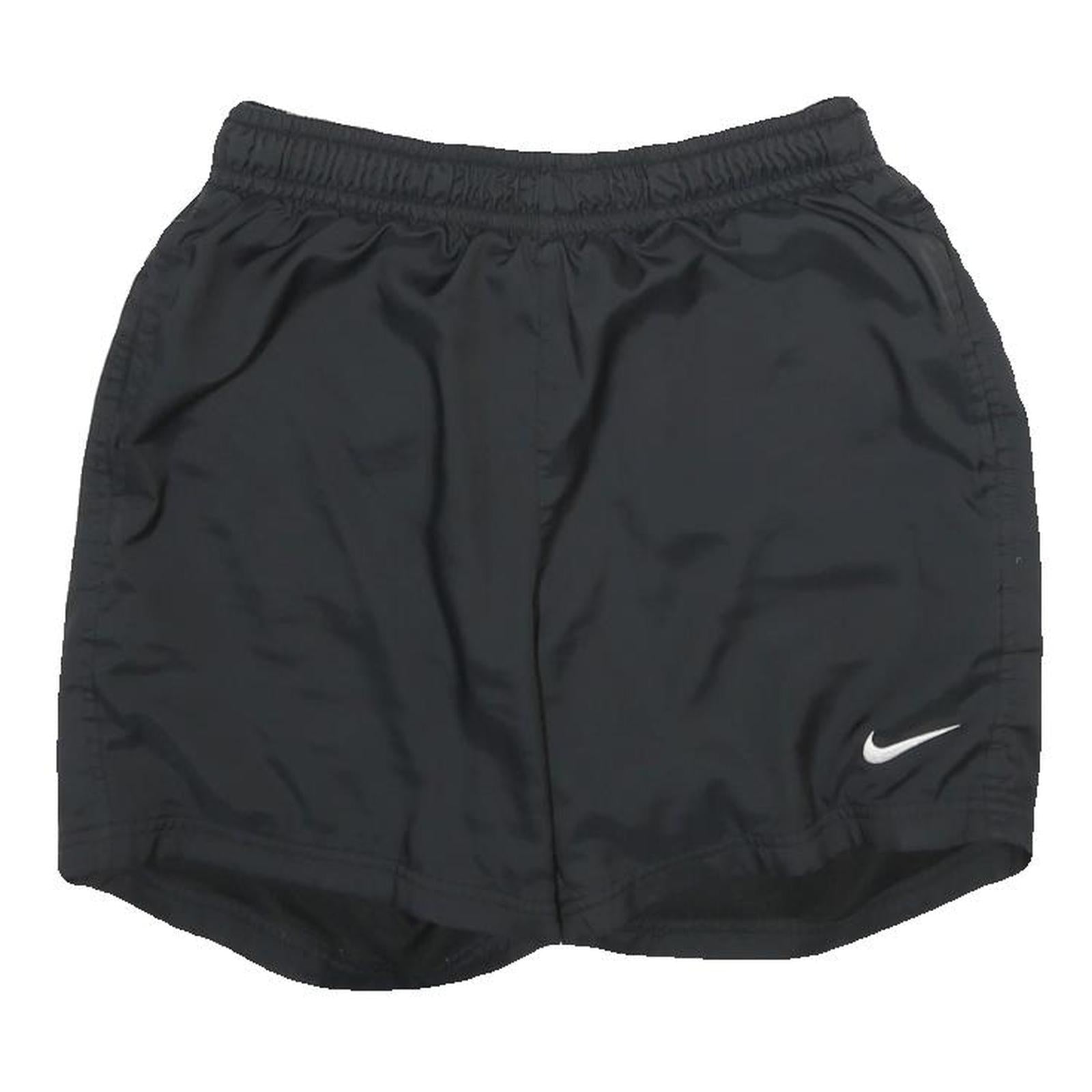 NIKE Mens Black Casual Shorts S W26 Polyester Sportswear Logo Refurbished - N/A refurbished available on Cerqular