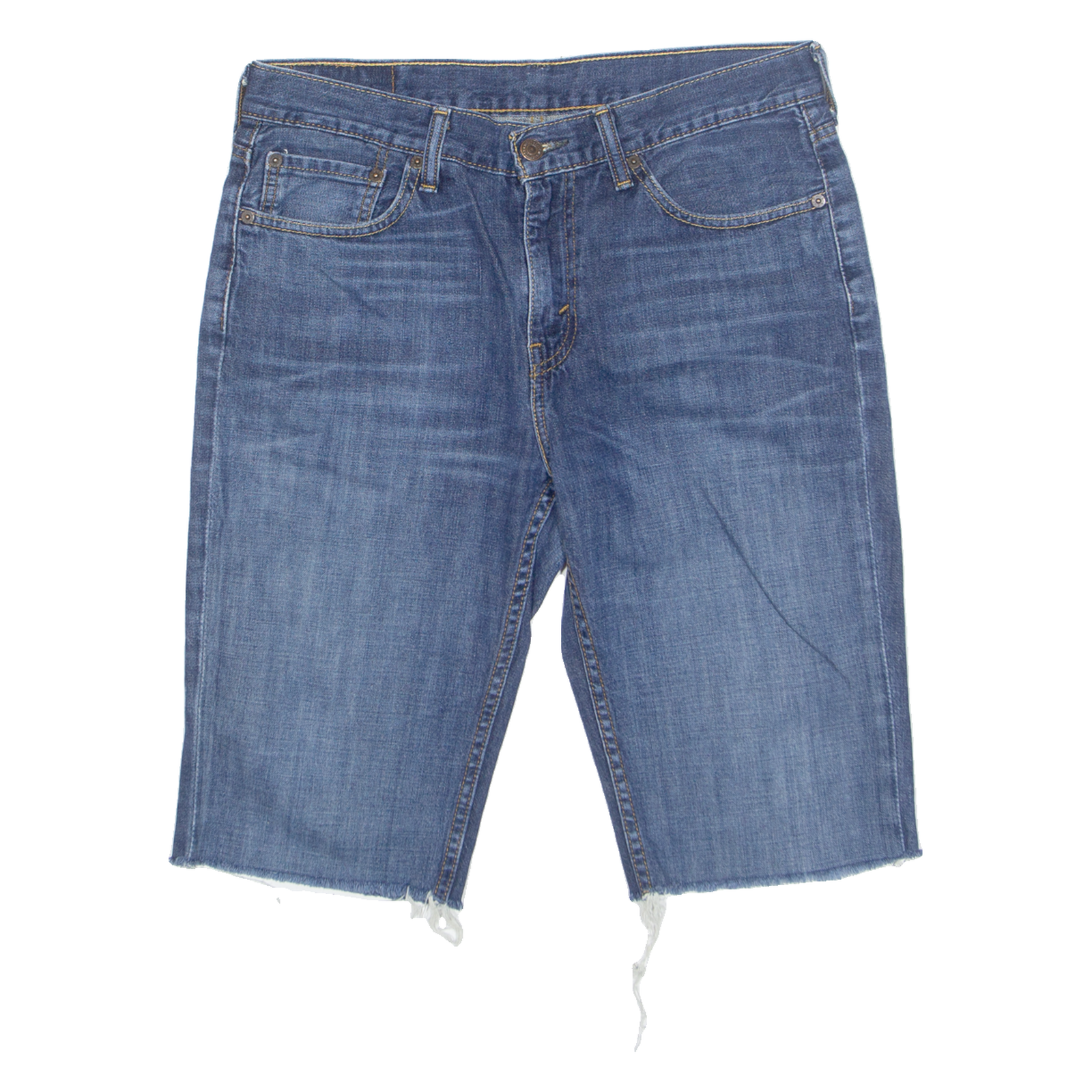 Buy LEVI'S Cut Off 514 Mens Denim Shorts Blue M W32 Refurbished - $23.39 LEVI'S Cut Off 514 Mens Denim Shorts Blue M W32 Refurbished - N/A refurbished available on Cerqular