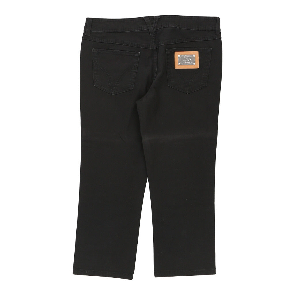Dolce & Gabbana Jeans - 32W UK 12 Black Cotton | Size: UK 12 Refurbished - N/A (Preloved Designer is not a specific brand, it refurbished available on Cerqular