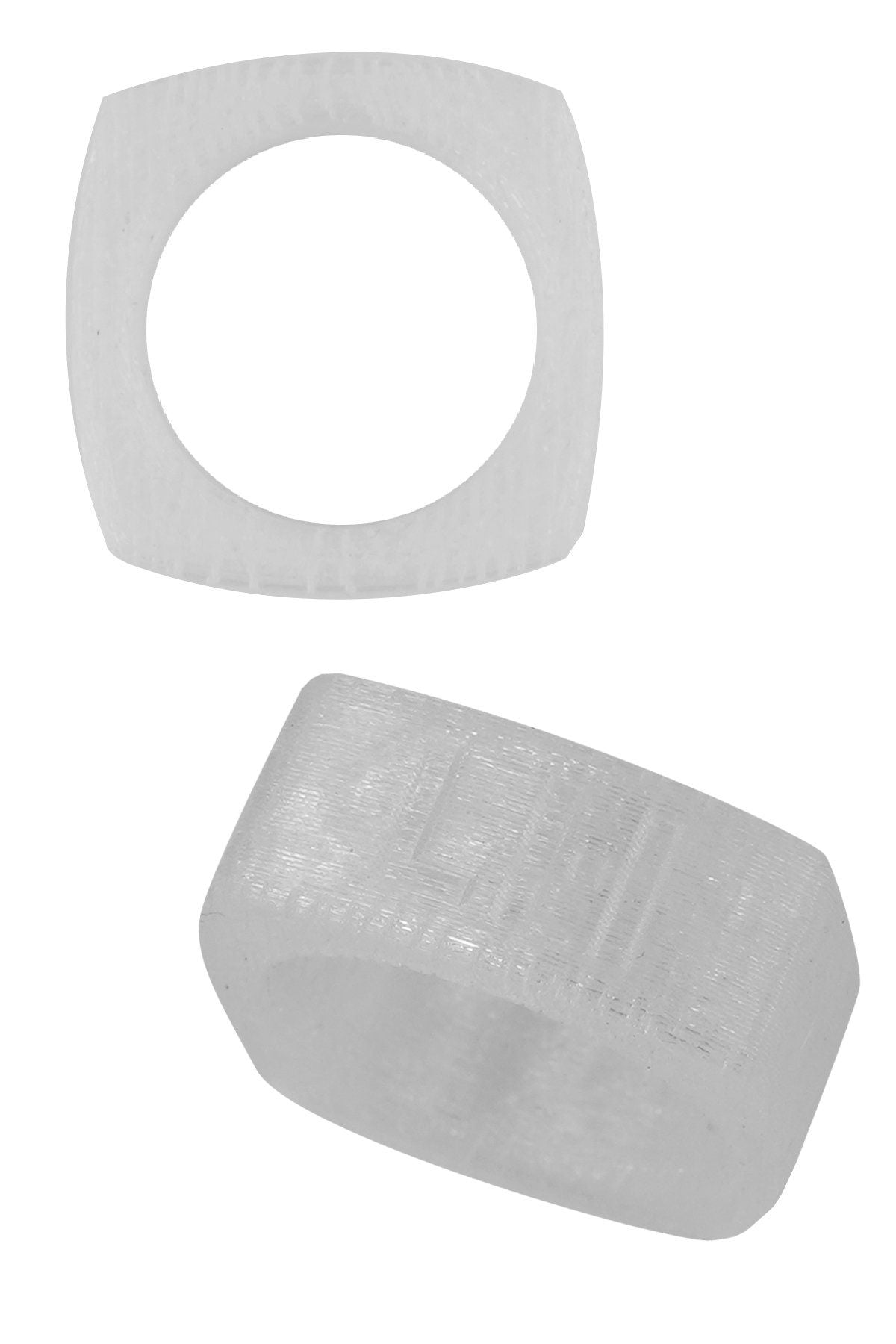 Love Hero 3D Printed Logo Ring in Crystal Clear | Size: 9.5 Refurbished - N/A (Note: There is no well-known brand by this name refurbished available on Cerqular