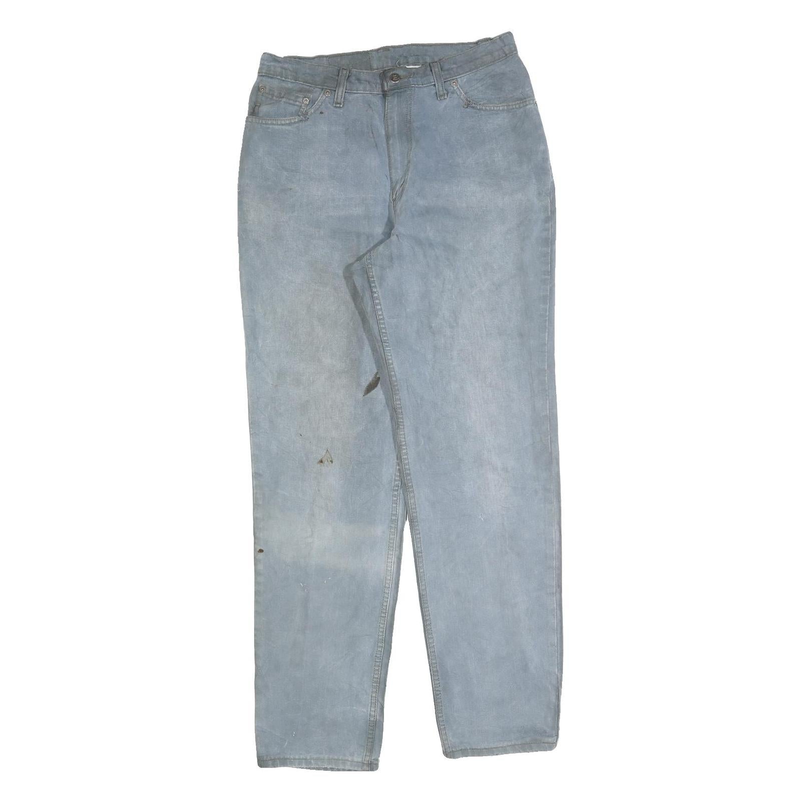 LEVI'S Mens Jeans Blue Regular Straight Denim Light W32 L34 Classic Cotton Blend Refurbished - N/A refurbished available on Cerqular