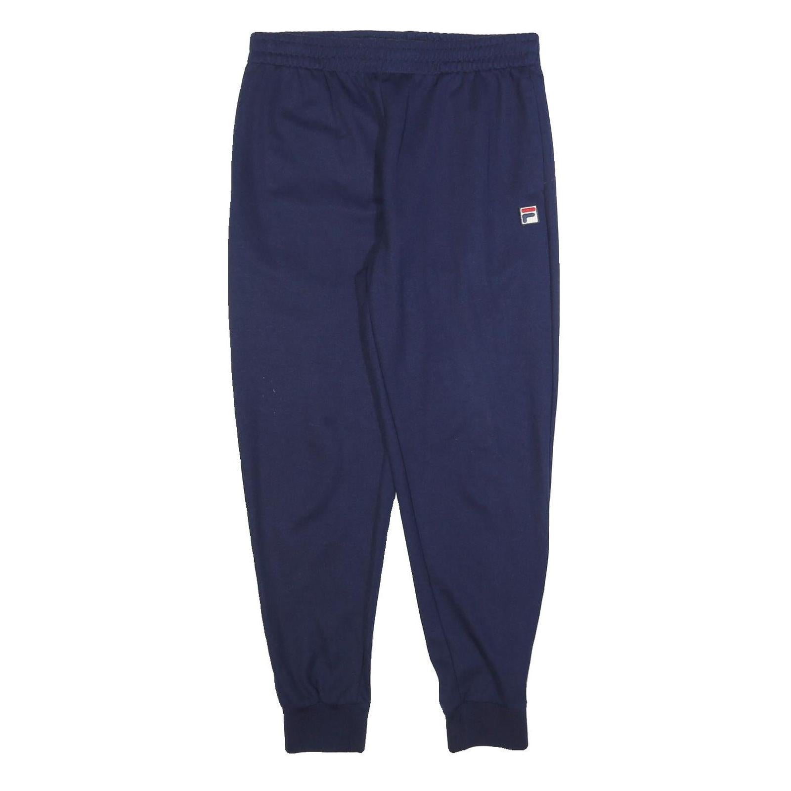FILA Mens Joggers Navy Blue M W30 L28 Slim Tapered Cotton Blend Casual Refurbished - N/A refurbished available on Cerqular