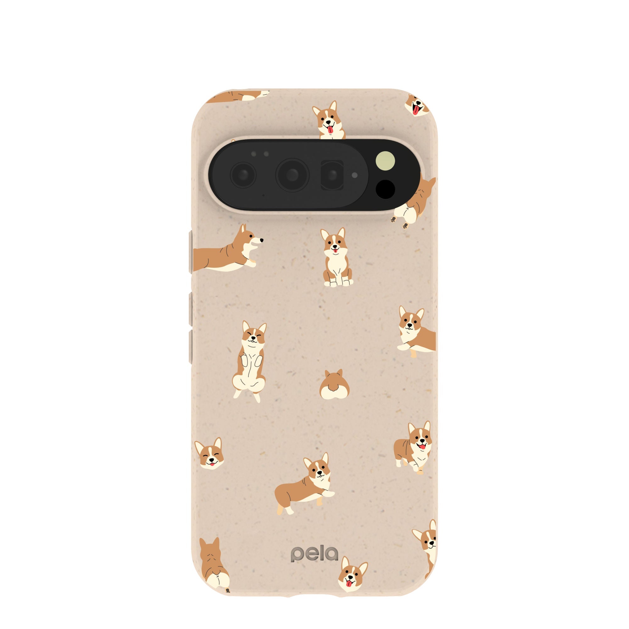 Seashell Corgi Cuties Google Pixel 10/10 Pro Case Refurbished - Pela Case refurbished available on Cerqular