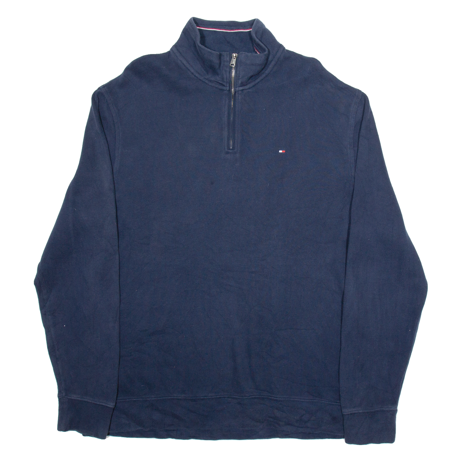 Buy TOMMY HILFIGER Mens Jumper Blue 1/4 Zip Tight Knit XL Refurbished - $42.89 TOMMY HILFIGER Mens Jumper Blue 1/4 Zip Tight Knit XL Refurbished - N/A refurbished available on Cerqular