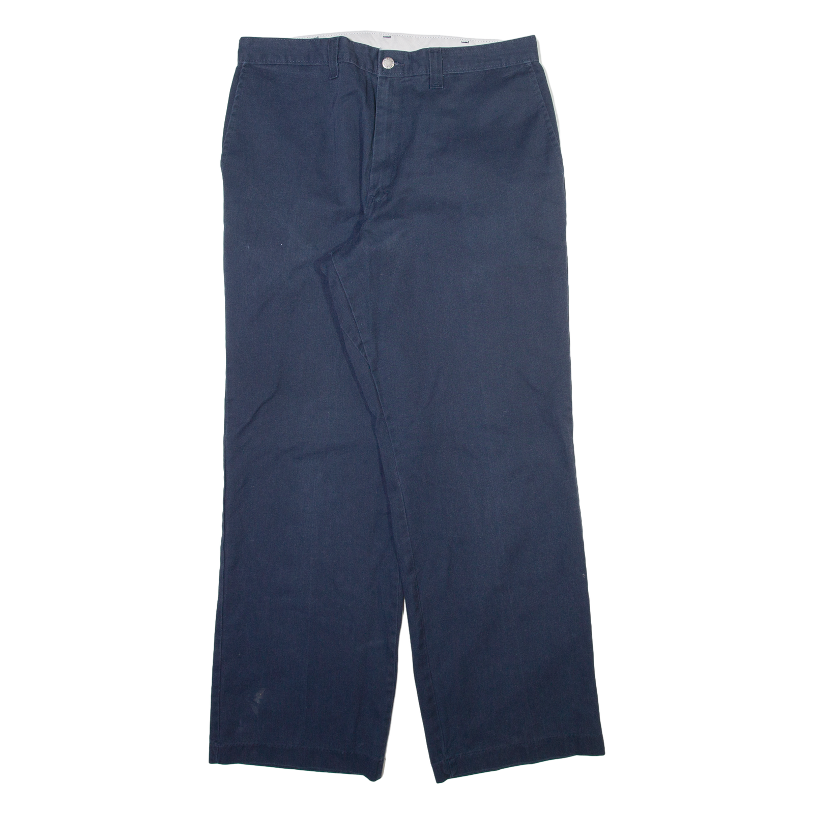 DICKIES Mens Trousers Blue Regular Straight W36 L32 Refurbished - N/A refurbished available on Cerqular
