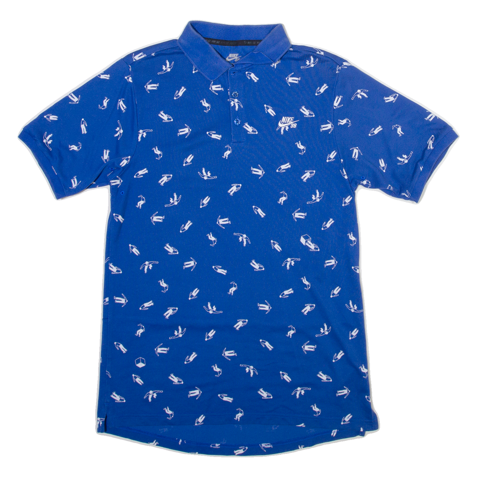 NIKE SB Mens Polo Shirt Blue S Refurbished - N/A refurbished available on Cerqular