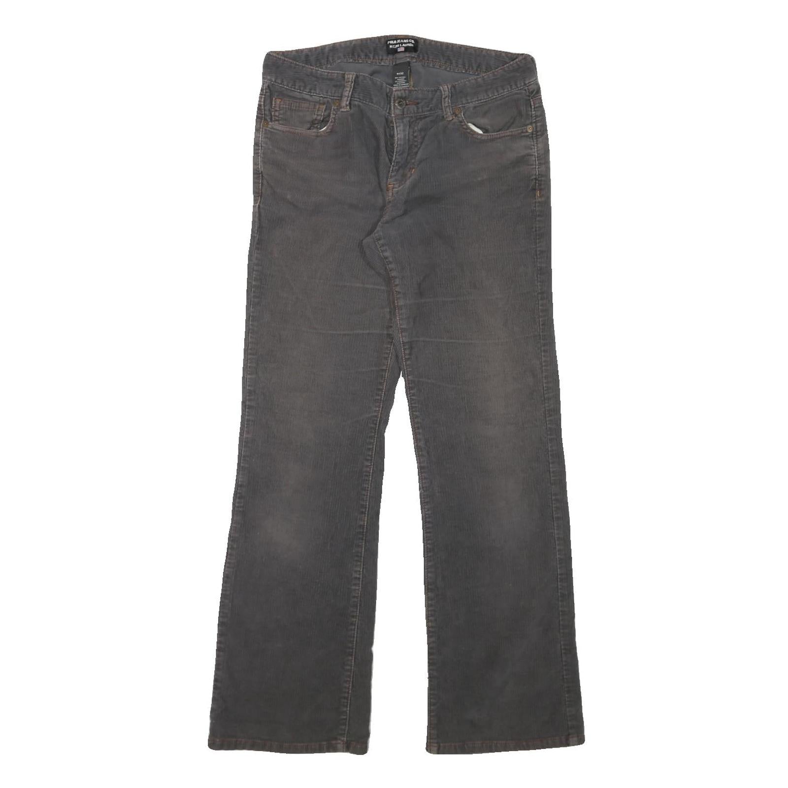 RALPH LAUREN POLO JEANS COMPANY Womens Regular Fit Straight Cotton Blend Zip Refurbished - N/A refurbished available on Cerqular