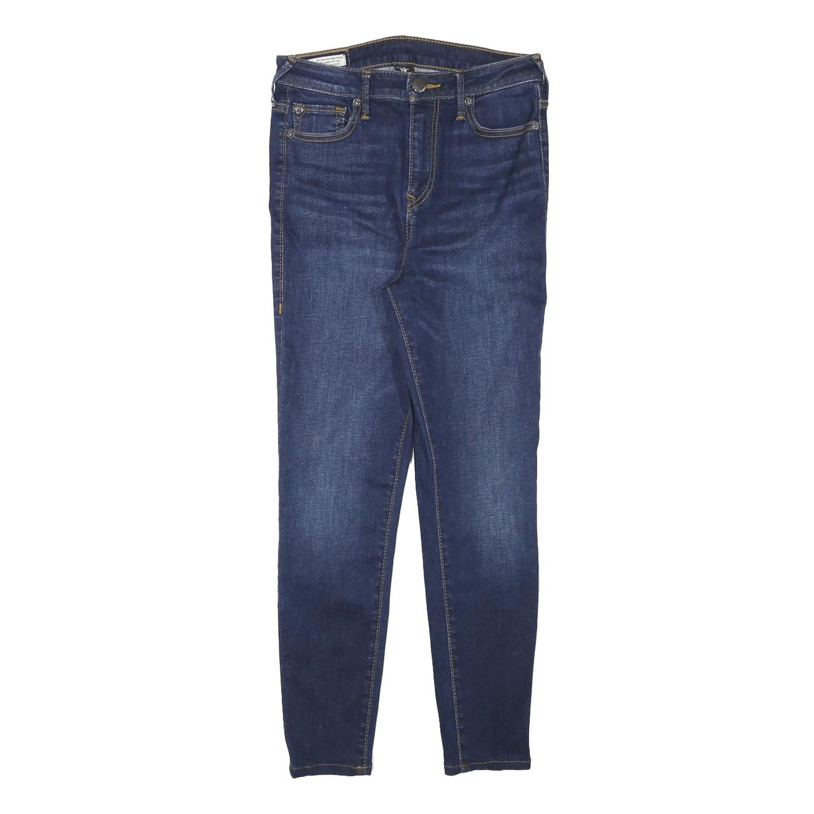 TRUE RELIGION Womens Jeans Blue Slim Skinny Denim Medium W26 L25 Stylish Refurbished - N/A refurbished available on Cerqular