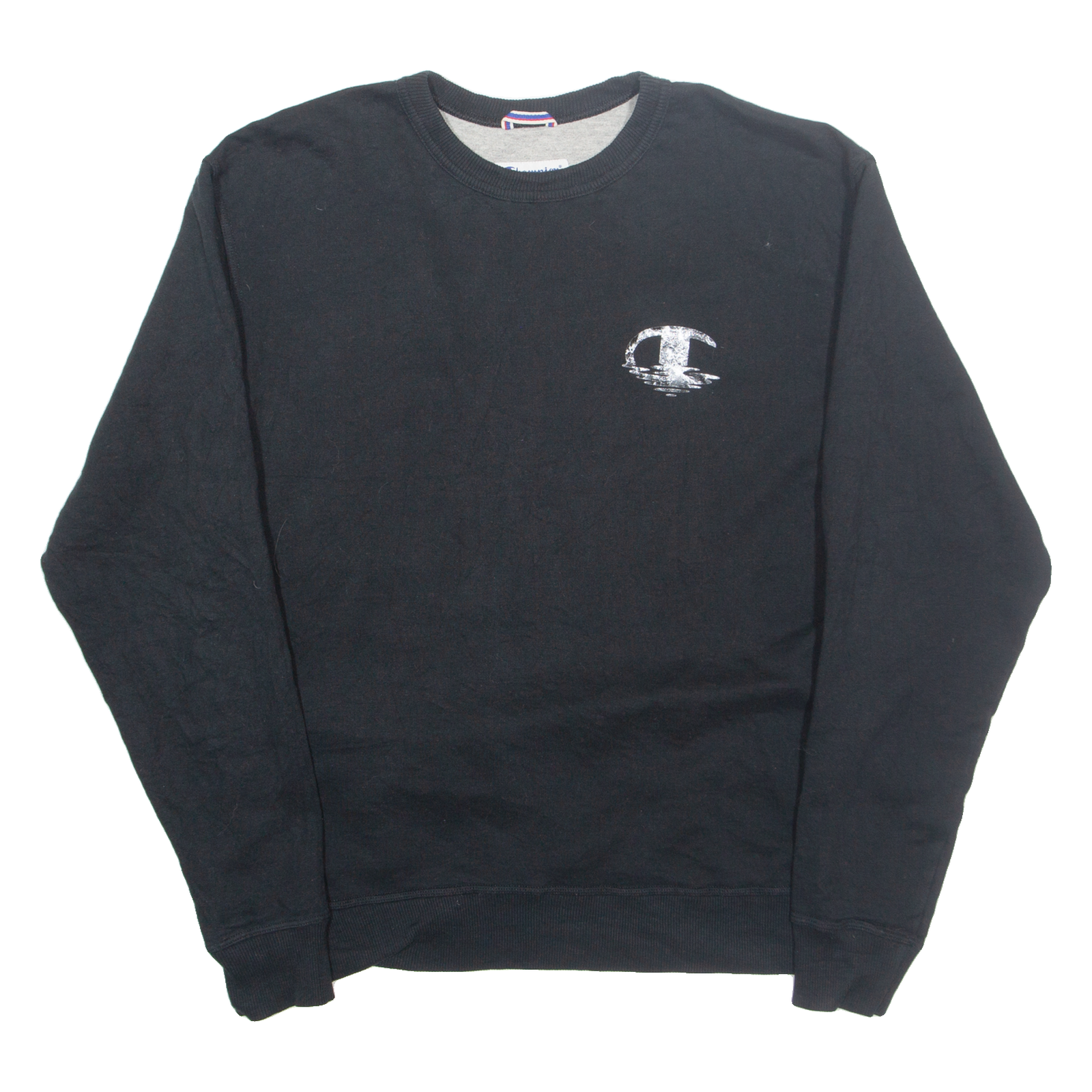 CHAMPION Mens Sweatshirt Black L Refurbished - N/A refurbished available on Cerqular