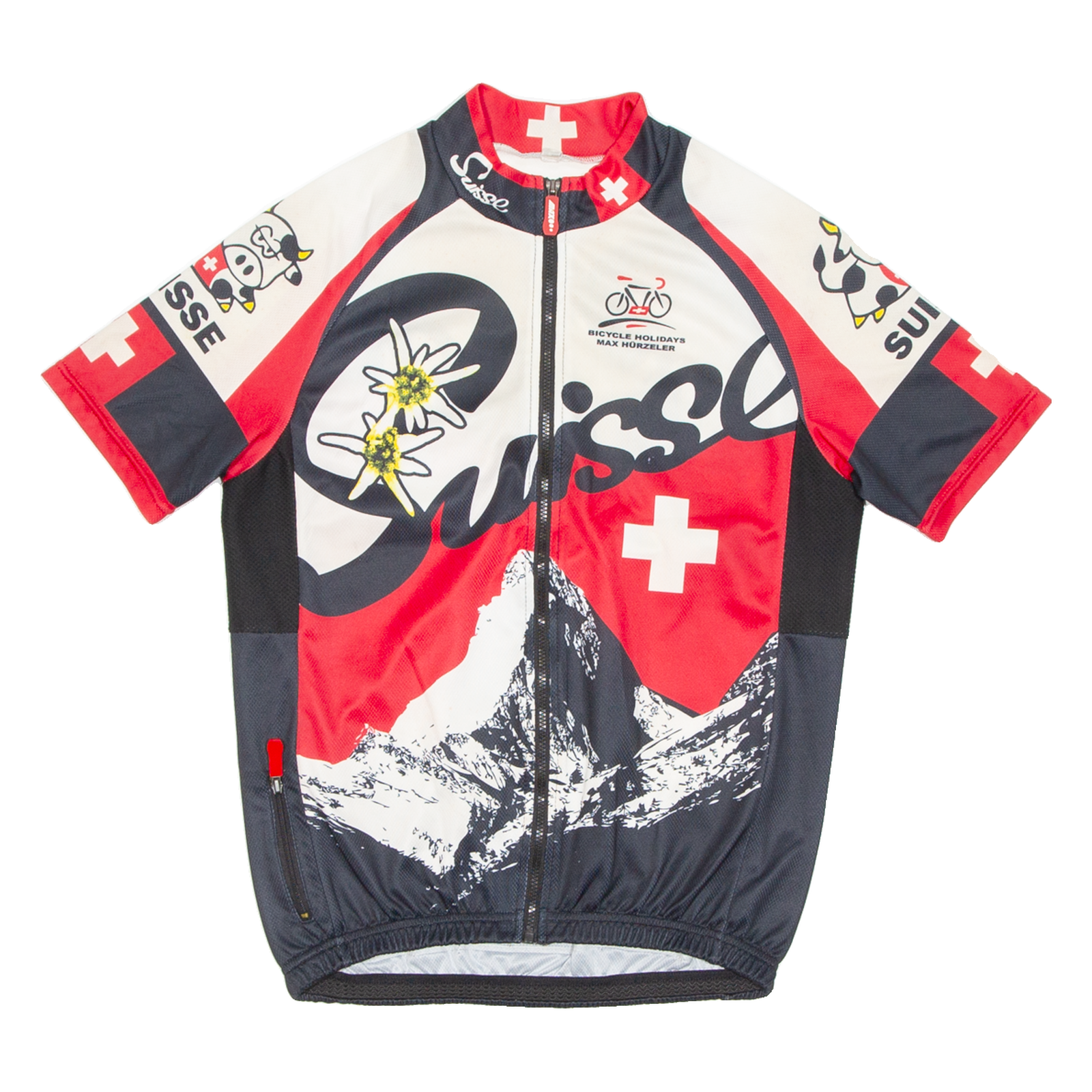 Cycling Mens Jersey Red Full Zip S Refurbished - N/A refurbished available on Cerqular