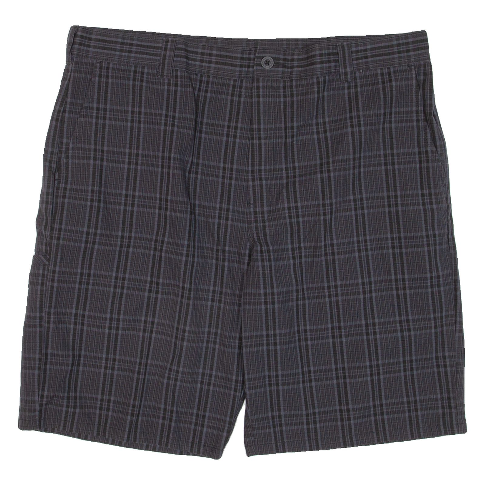 DICKIES Mens Workwear Shorts Grey Check XL W40 Refurbished - N/A refurbished available on Cerqular