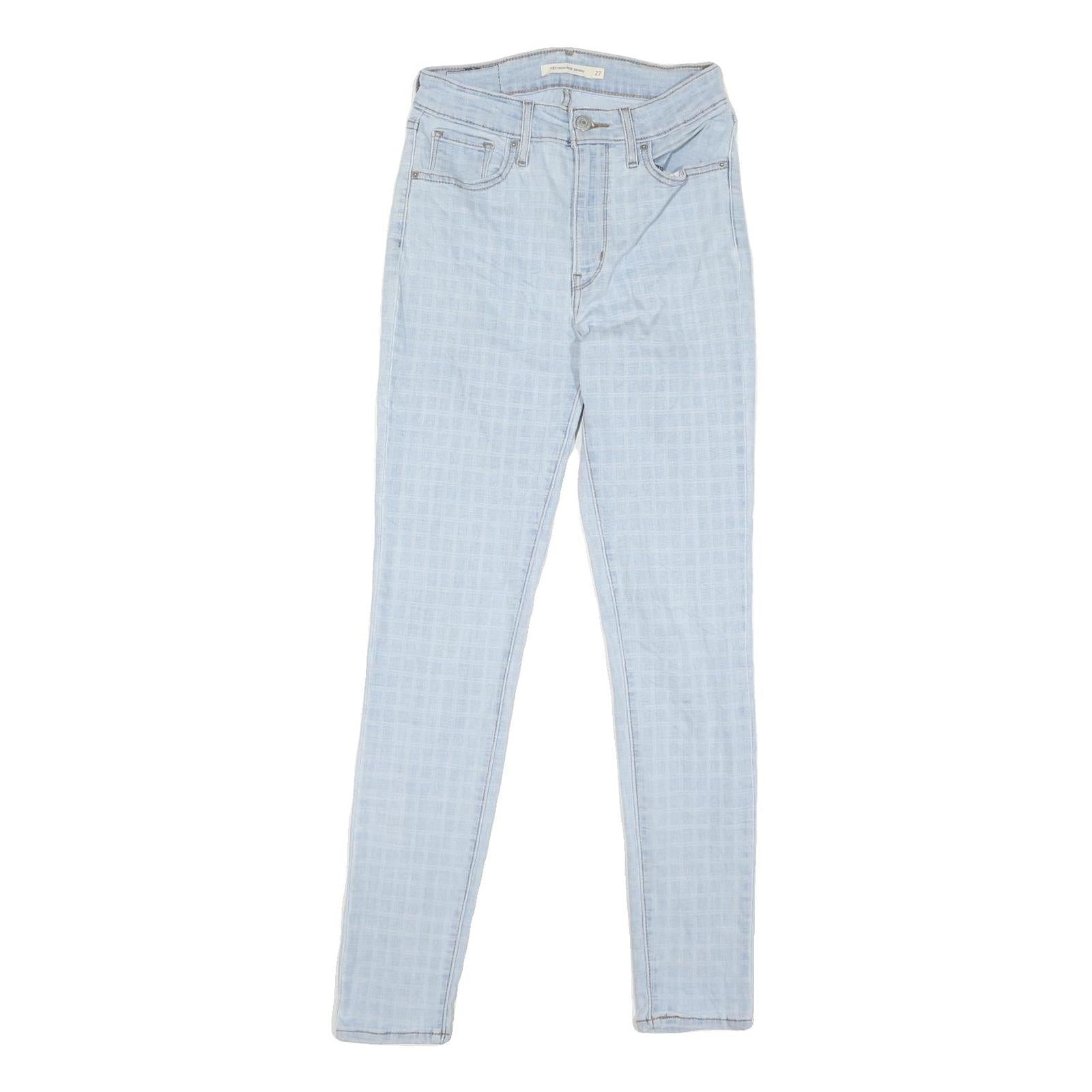 LEVI'S Womens Jeans Blue Slim Skinny Denim Light W26 L29 Cotton Blend Zip Refurbished - N/A refurbished available on Cerqular