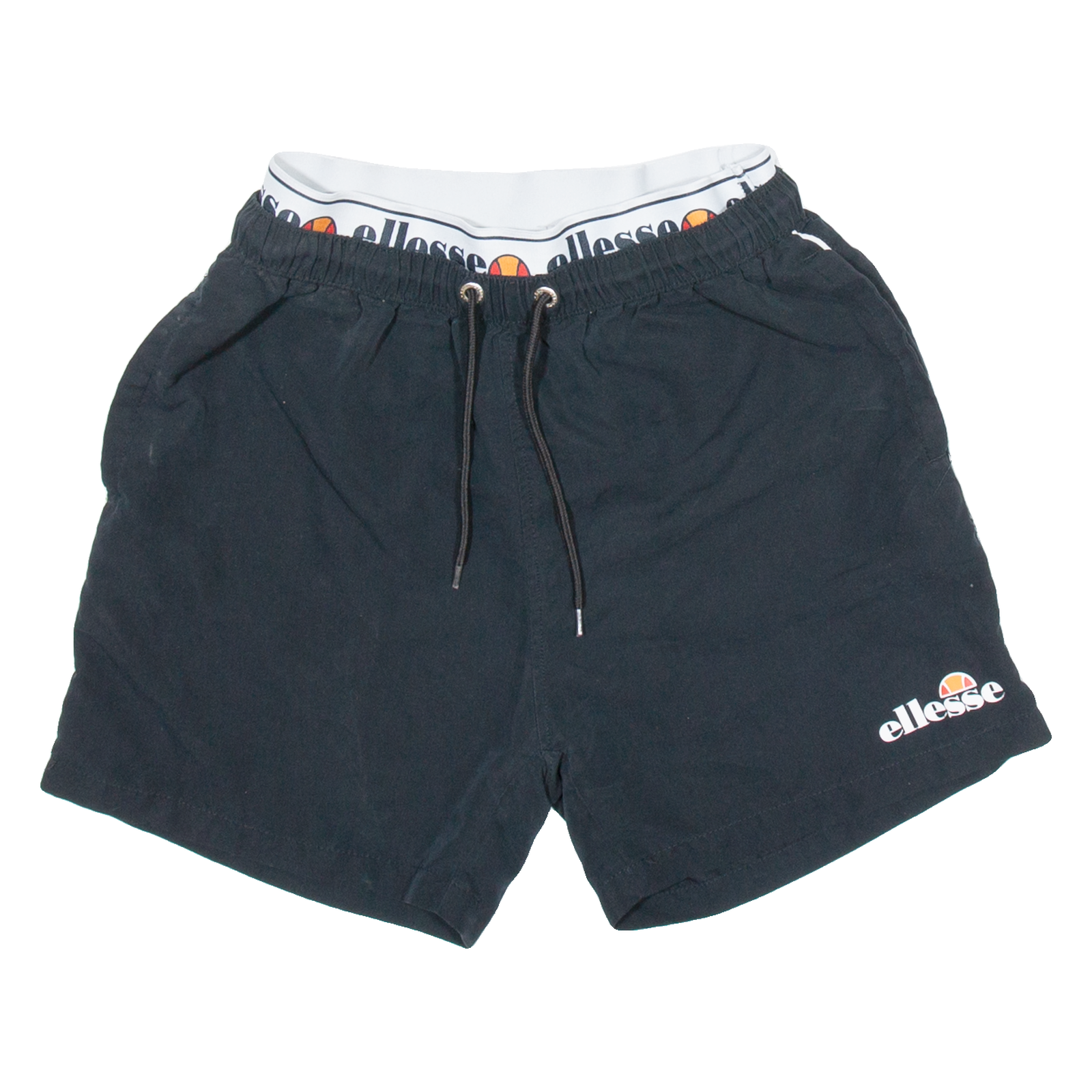 ELLESSE Mens Swimming Shorts Black XS W26 Refurbished - N/A refurbished available on Cerqular
