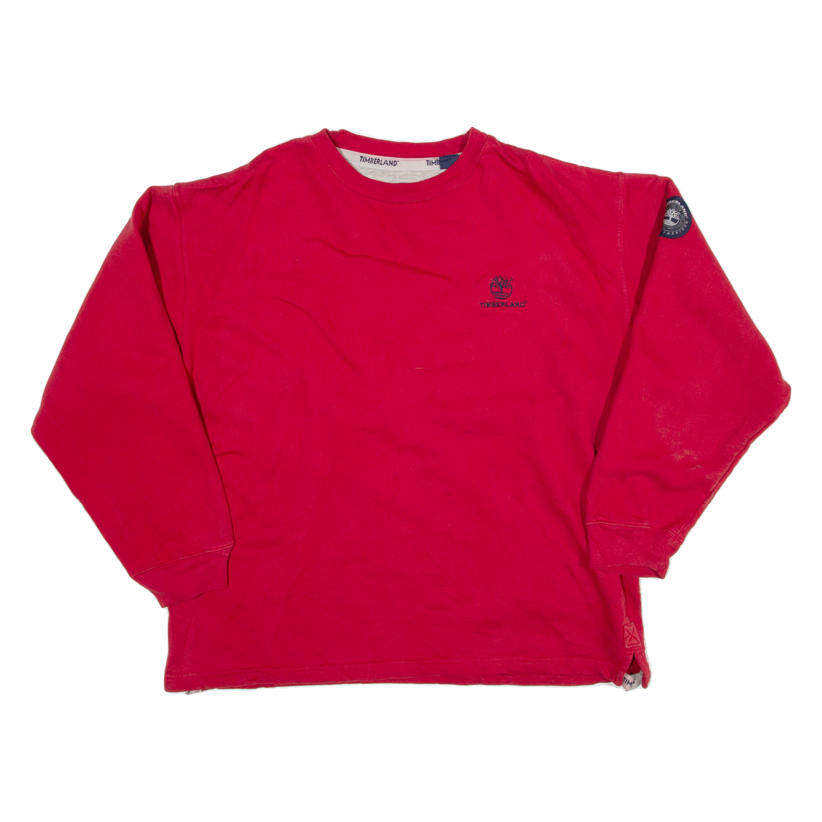 TIMBERLAND Womens Sweatshirt Red L Refurbished - N/A refurbished available on Cerqular