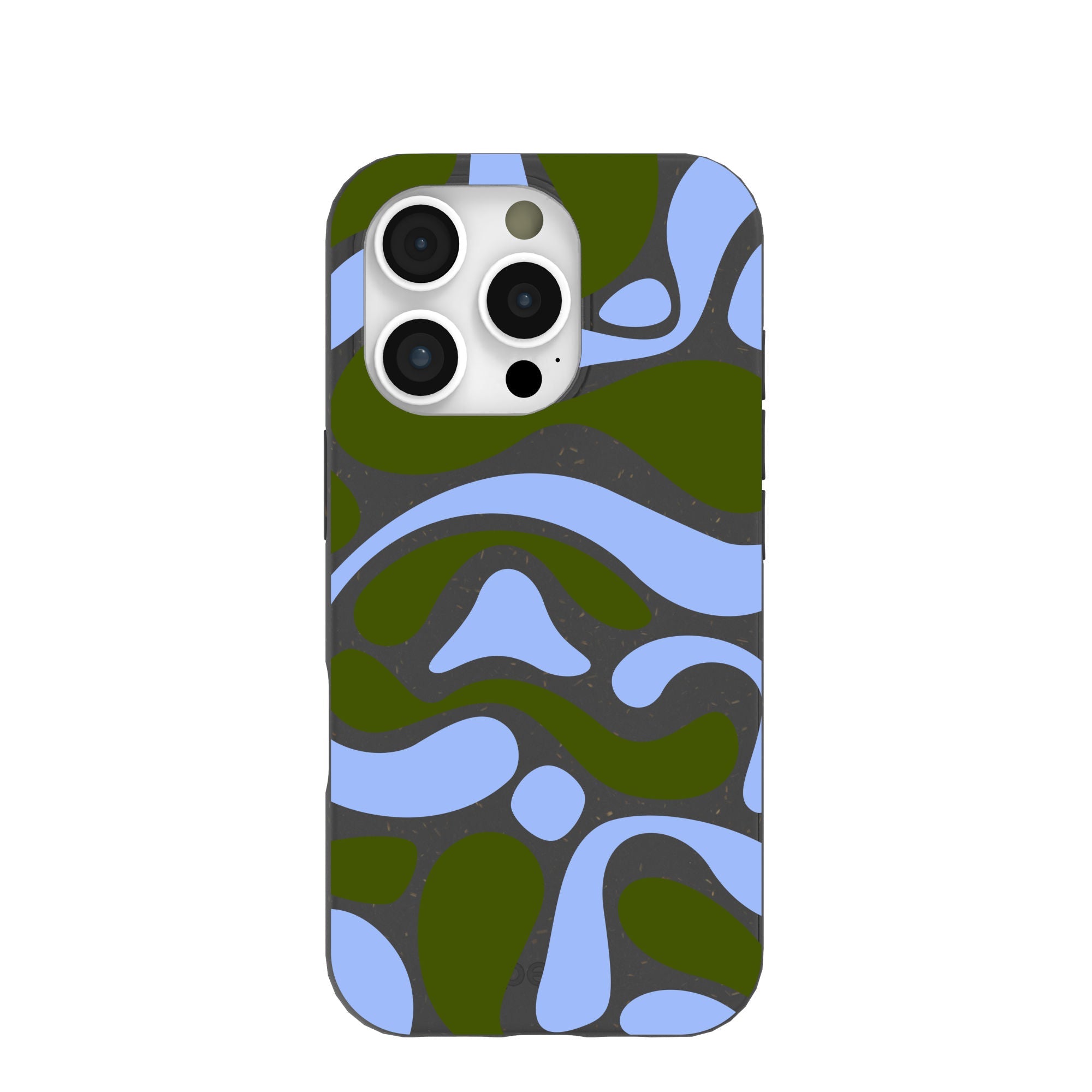 Black Curve and Flow iPhone 16 Pro Case Refurbished - Pela Case refurbished available on Cerqular