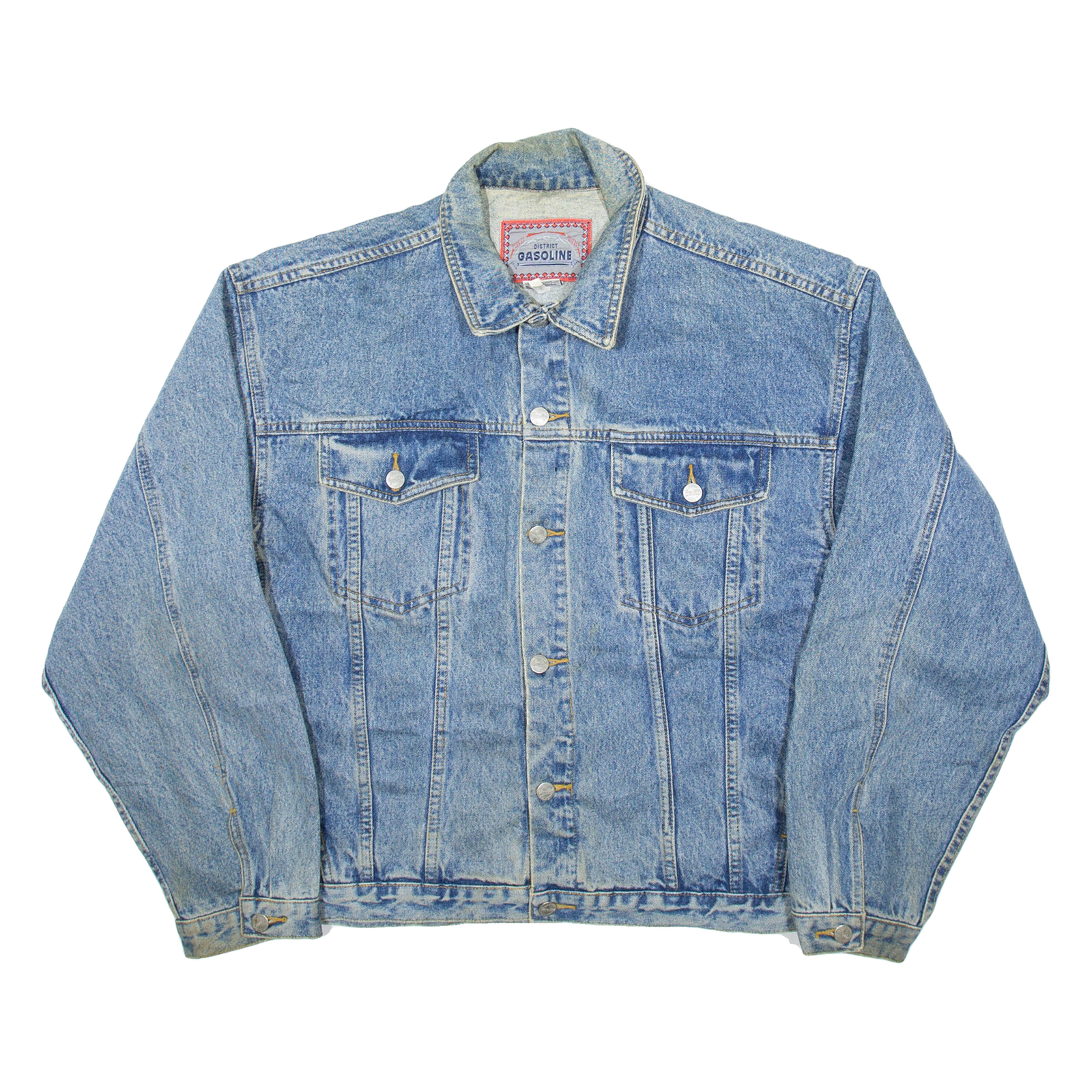 Buy DISTRICT GASOLINE Mens Denim Jacket Blue XL Refurbished - $37.69 DISTRICT GASOLINE Mens Denim Jacket Blue XL Refurbished - N/A refurbished available on Cerqular