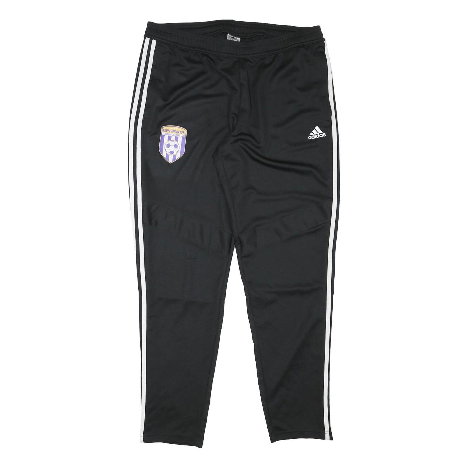 ADIDAS Mens Joggers Black & White XL W33 L30 Slim Tapered Football Club Logo Refurbished - N/A refurbished available on Cerqular