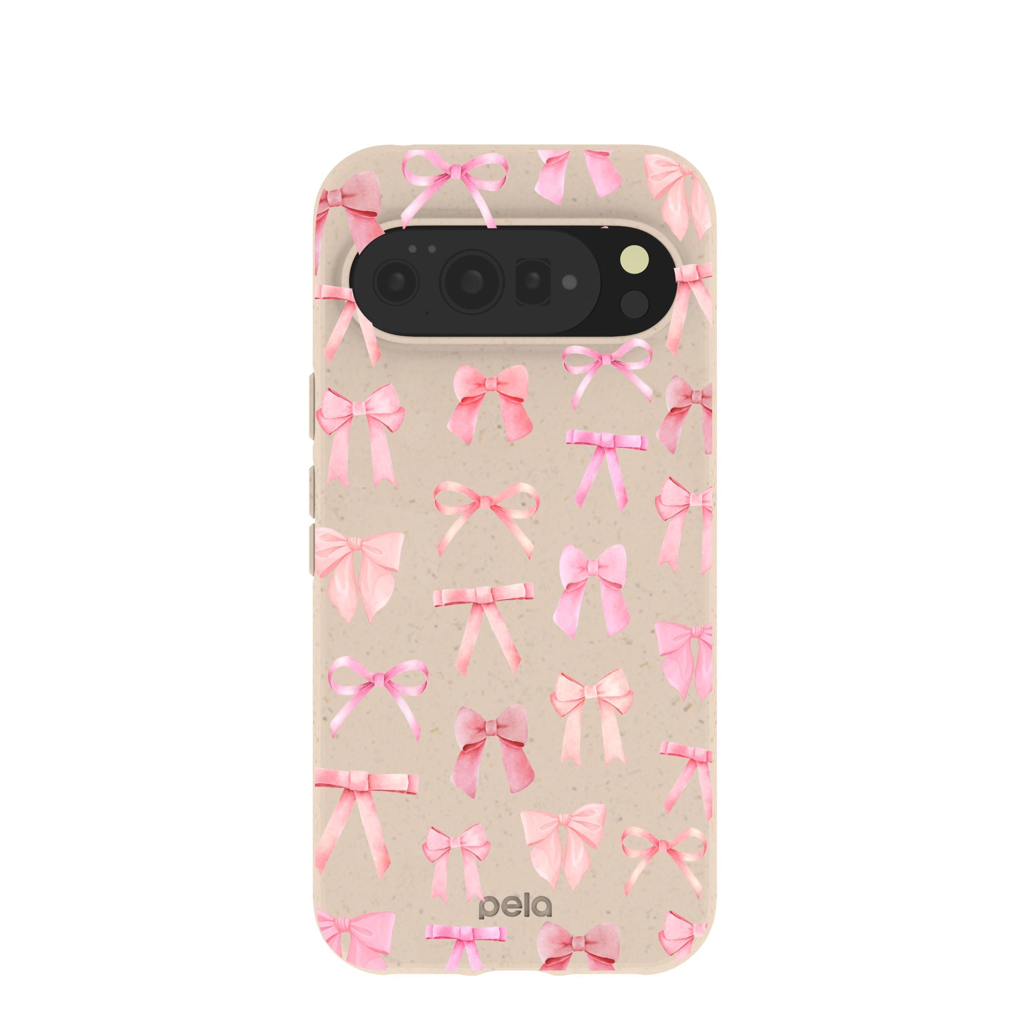 Seashell Rosy Bows Google Pixel 10 Pro XL Case Refurbished - Pela Case refurbished available on Cerqular